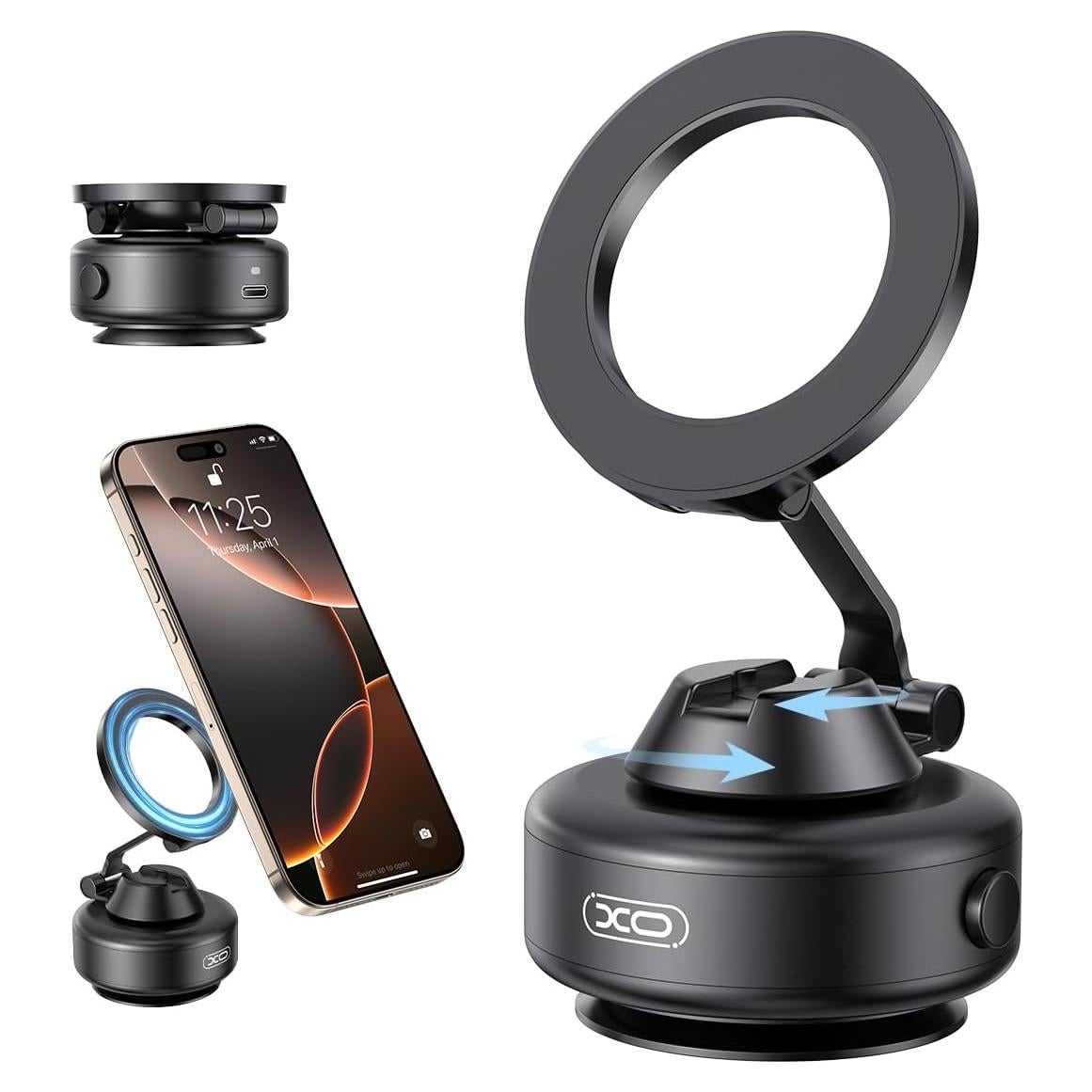 Soporte magnético para teléfono de coche Sanqi Youpin 360°