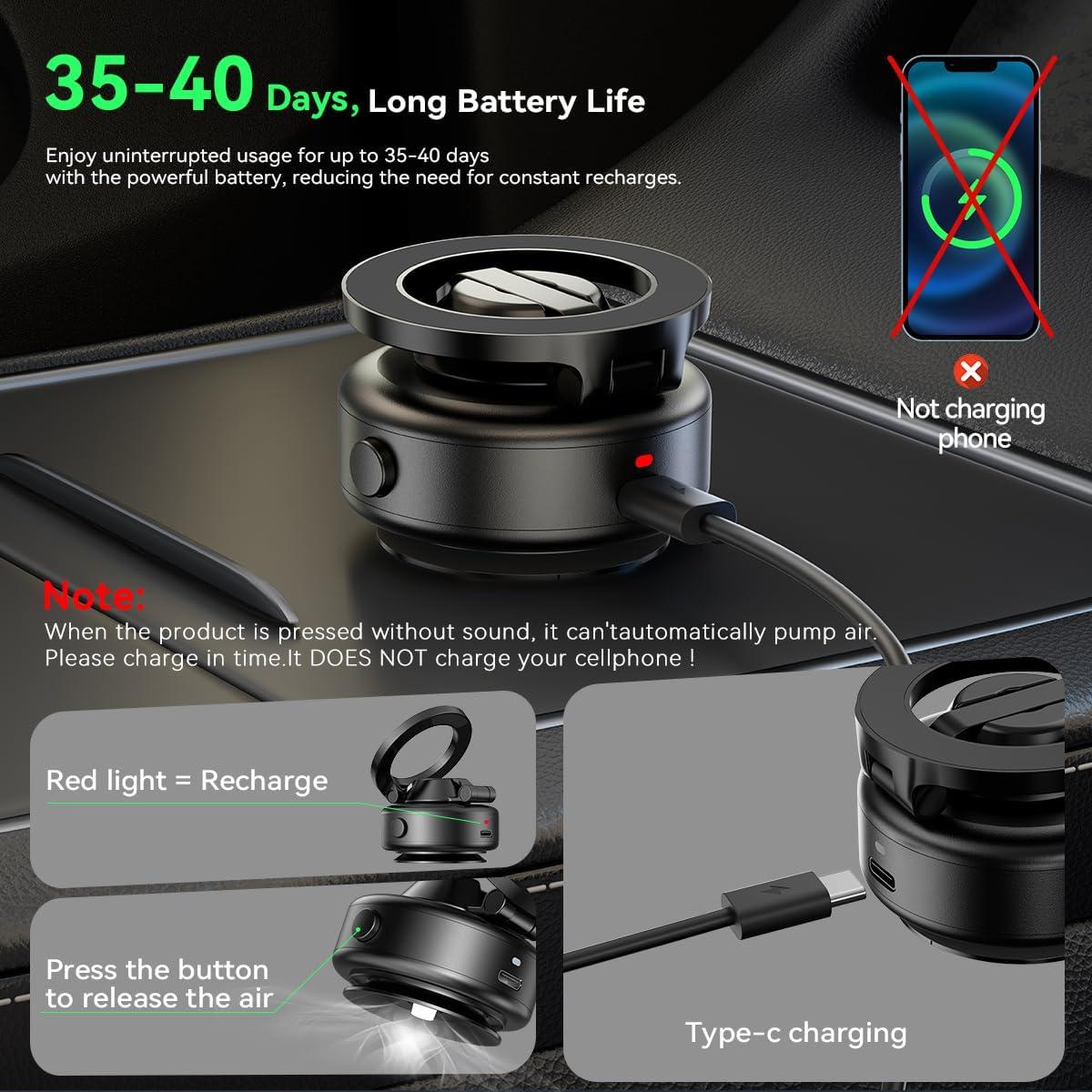 Soporte magnético para teléfono de coche Sanqi Youpin 360°