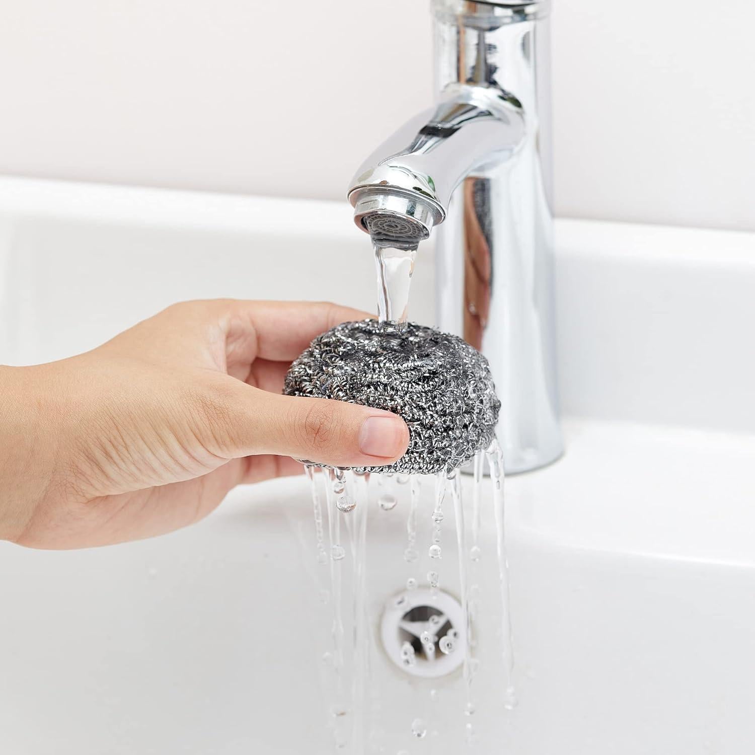 Estropajos de Acero Inoxidable COOLJOB - Paquete de 6 Unidades