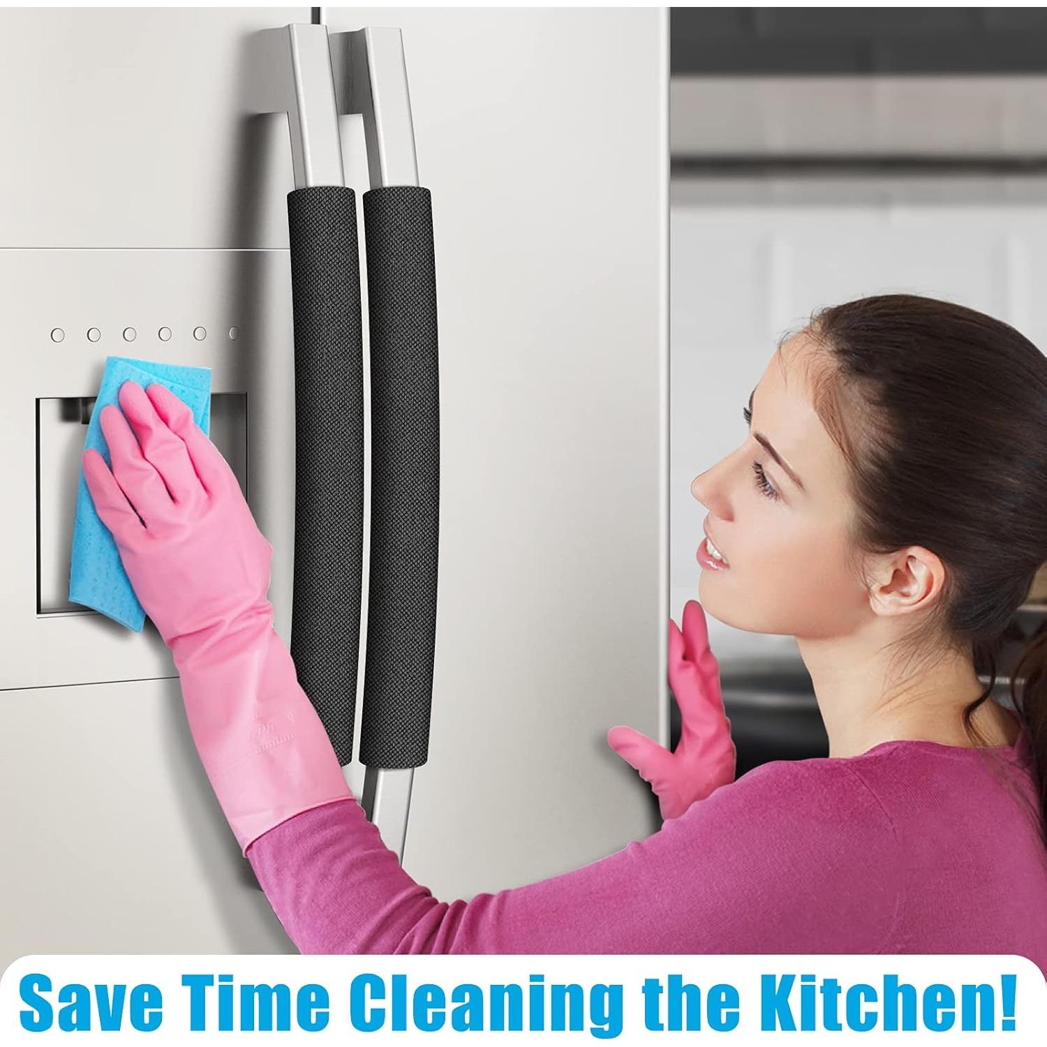 Cubiertas de Manijas de Refrigerador ELCOOR 6 Piezas Ajustables