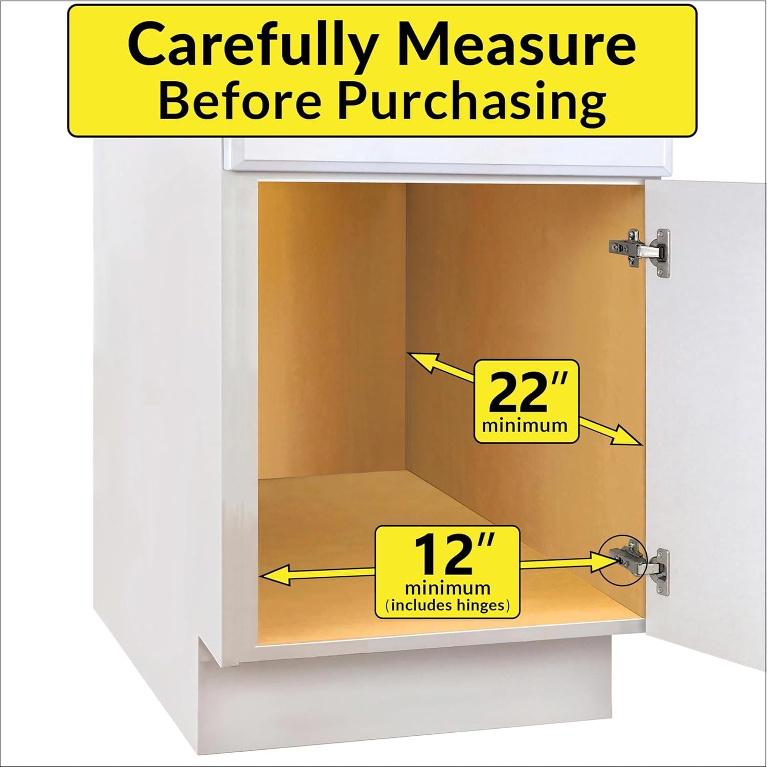 Organizador de Gabinete Deslizante LYNK PROFESSIONAL 28x53 cm Cromo