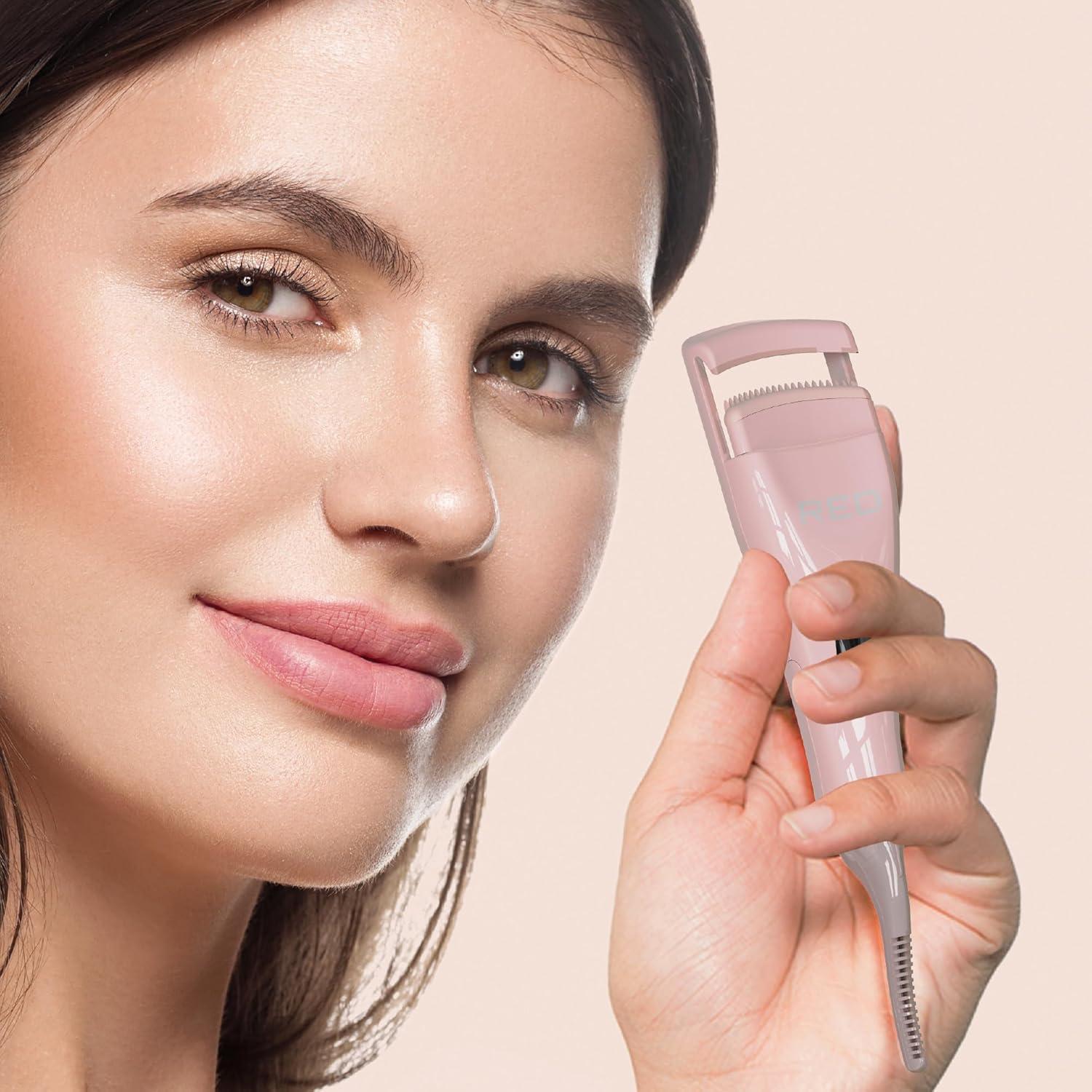 Rizador de Pestañas Eléctrico Red by Kiss 2-en-1 Rosa USB-C