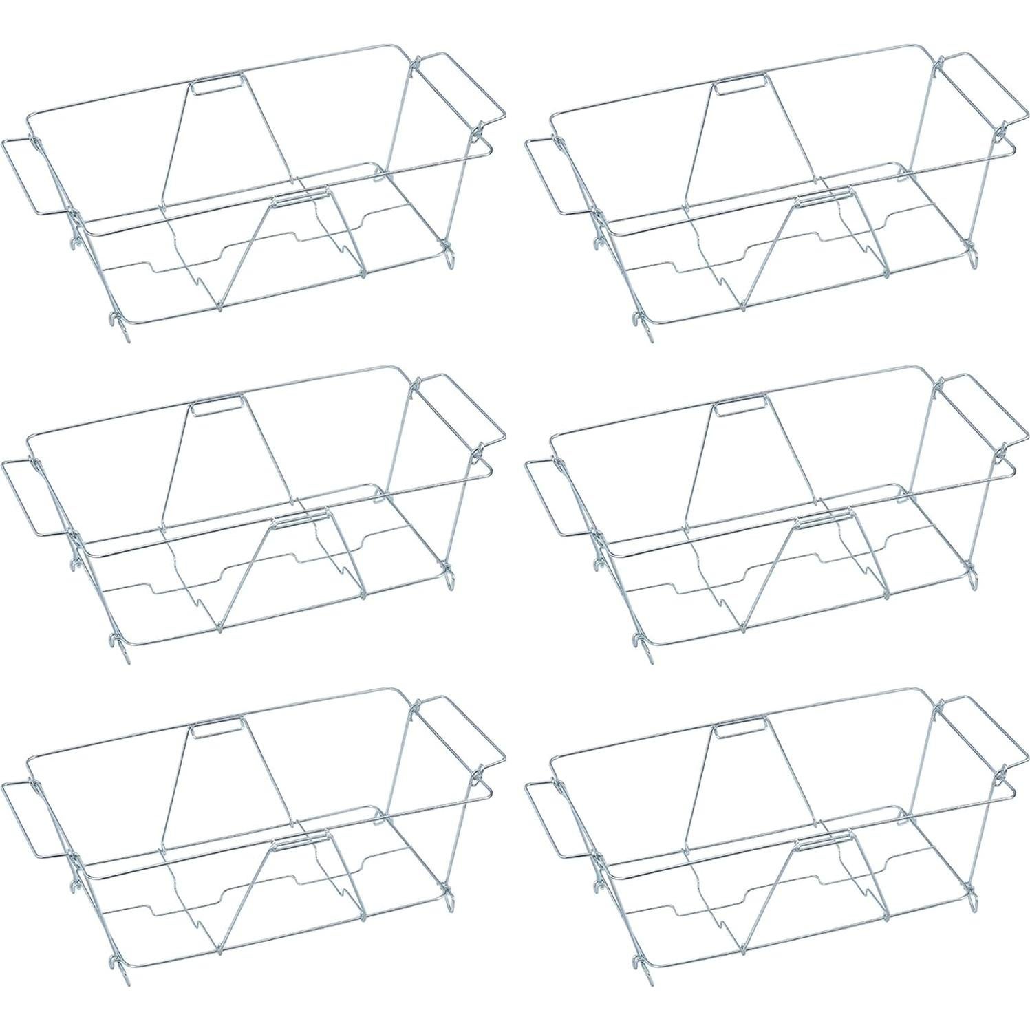 Sterno Calentador de Alimentos 6-Pack con Soporte Plegable