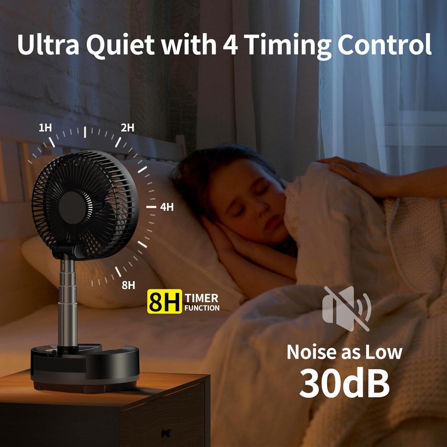 Ventilador Portátil Socool A10 20000mAh 8 Velocidades Inalámbrico