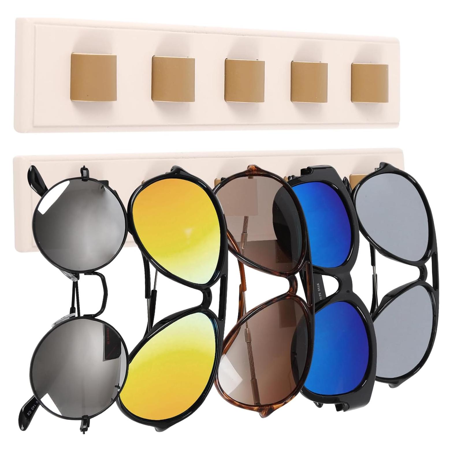 Organizador de Gafas de Sol Gelobo - Madera Crema 2 Piezas