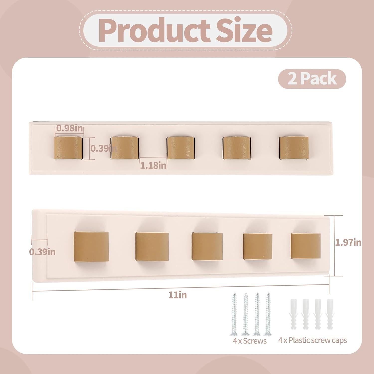 Organizador de Gafas de Sol Gelobo - Madera Crema 2 Piezas