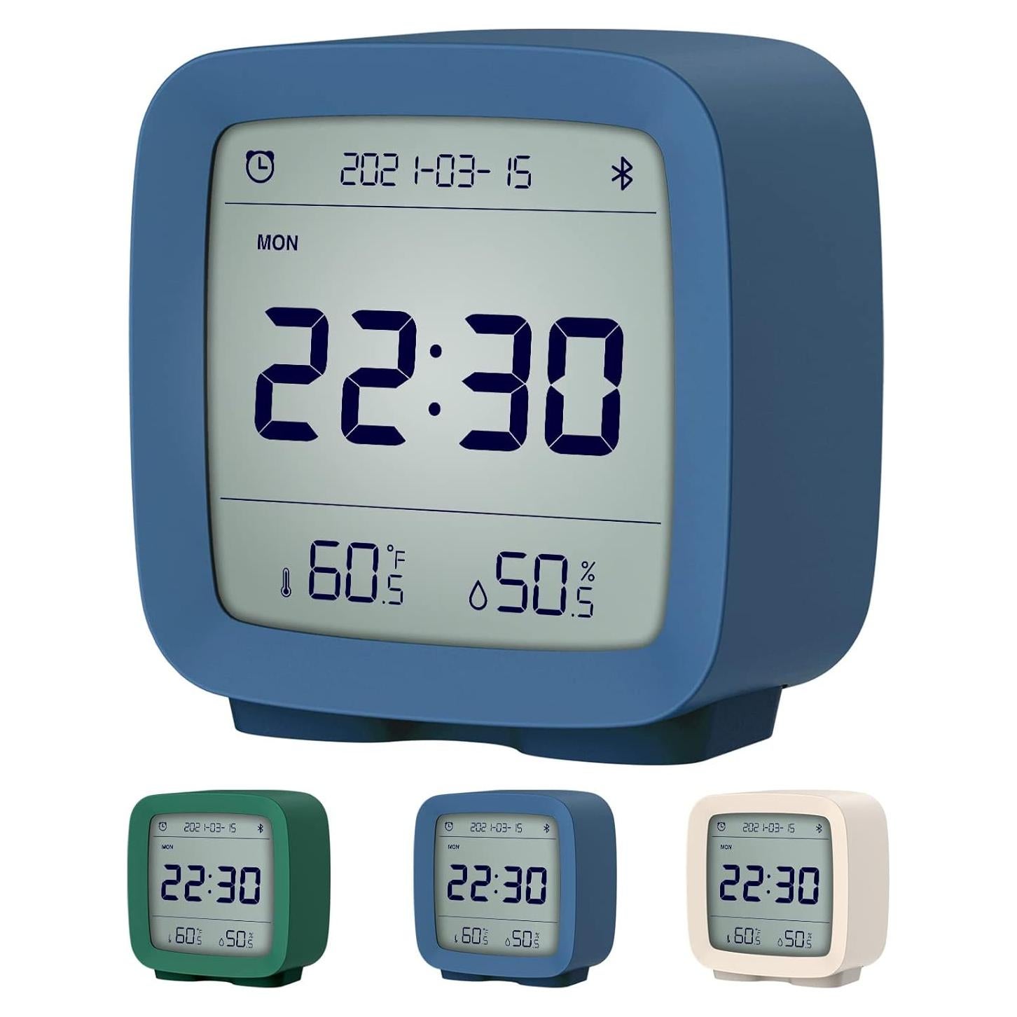 Reloj Despertador Digital Qingping con Alarmas y Temperatura