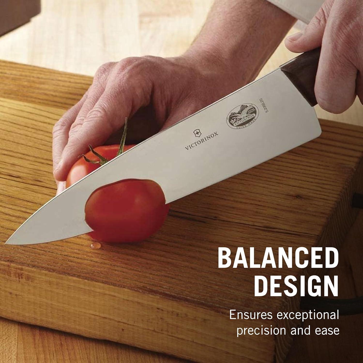 Cuchillo de Chef Victorinox 20 cm Hoja Ancha Mango Madera