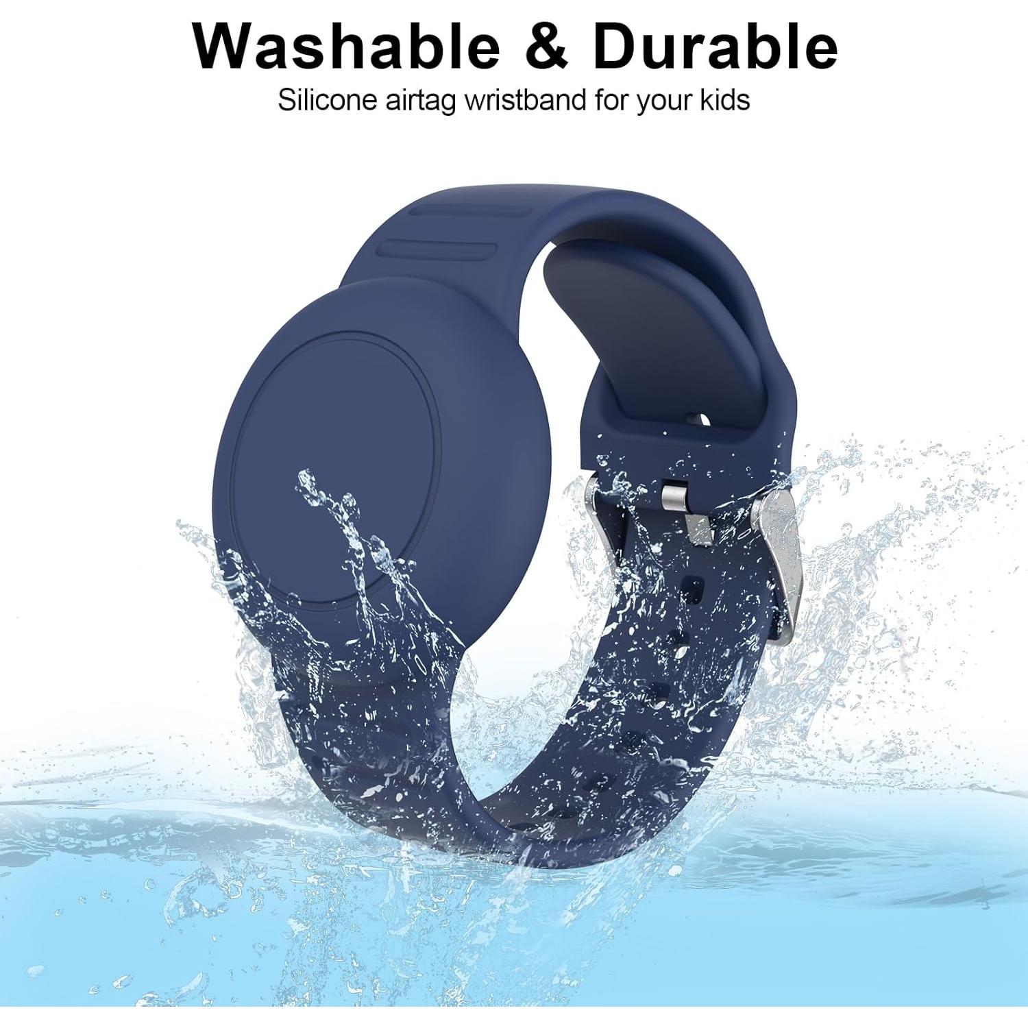 Pulsera Ajustable Impermeable Meliya para Air Tag Niños