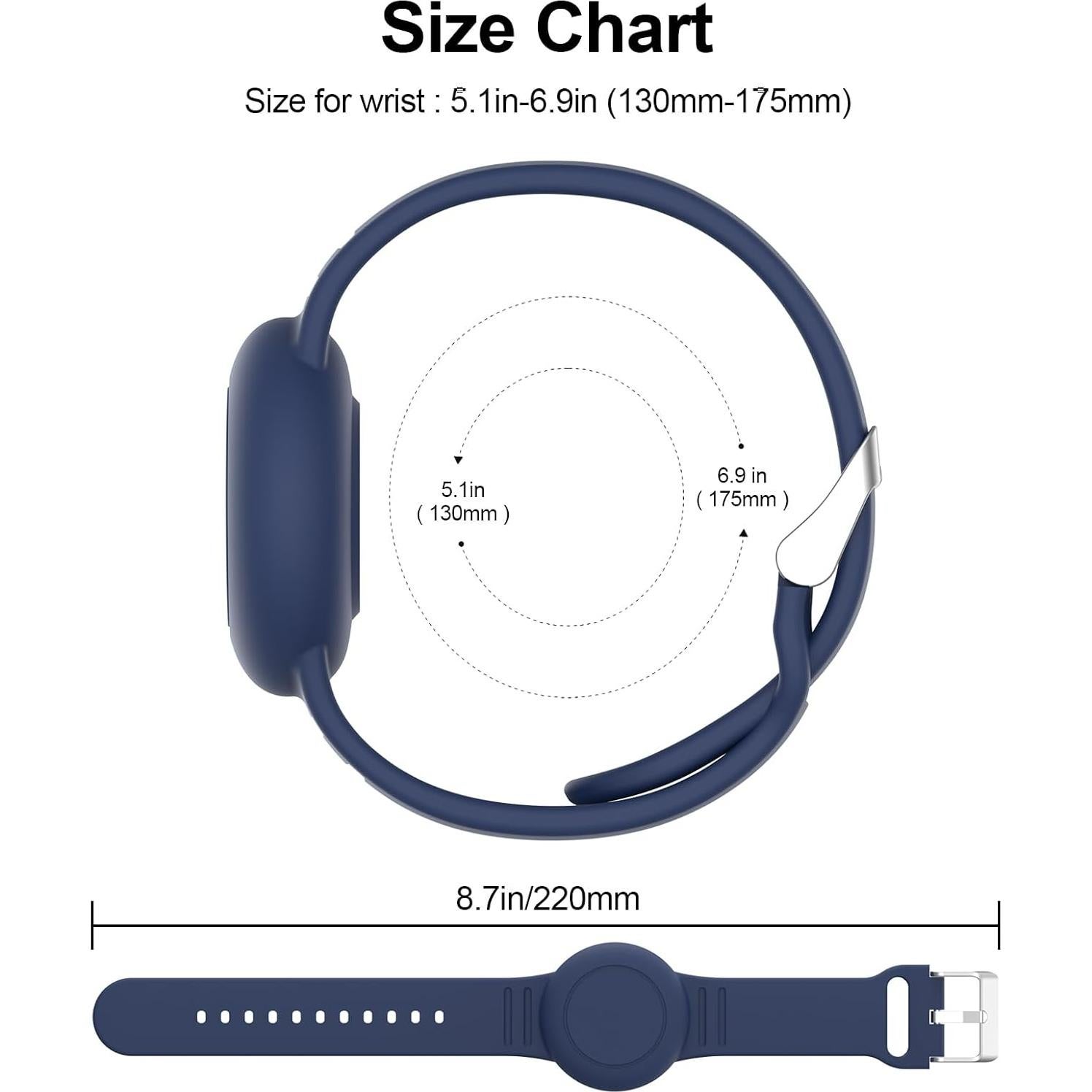 Pulsera Ajustable Impermeable Meliya para Air Tag Niños