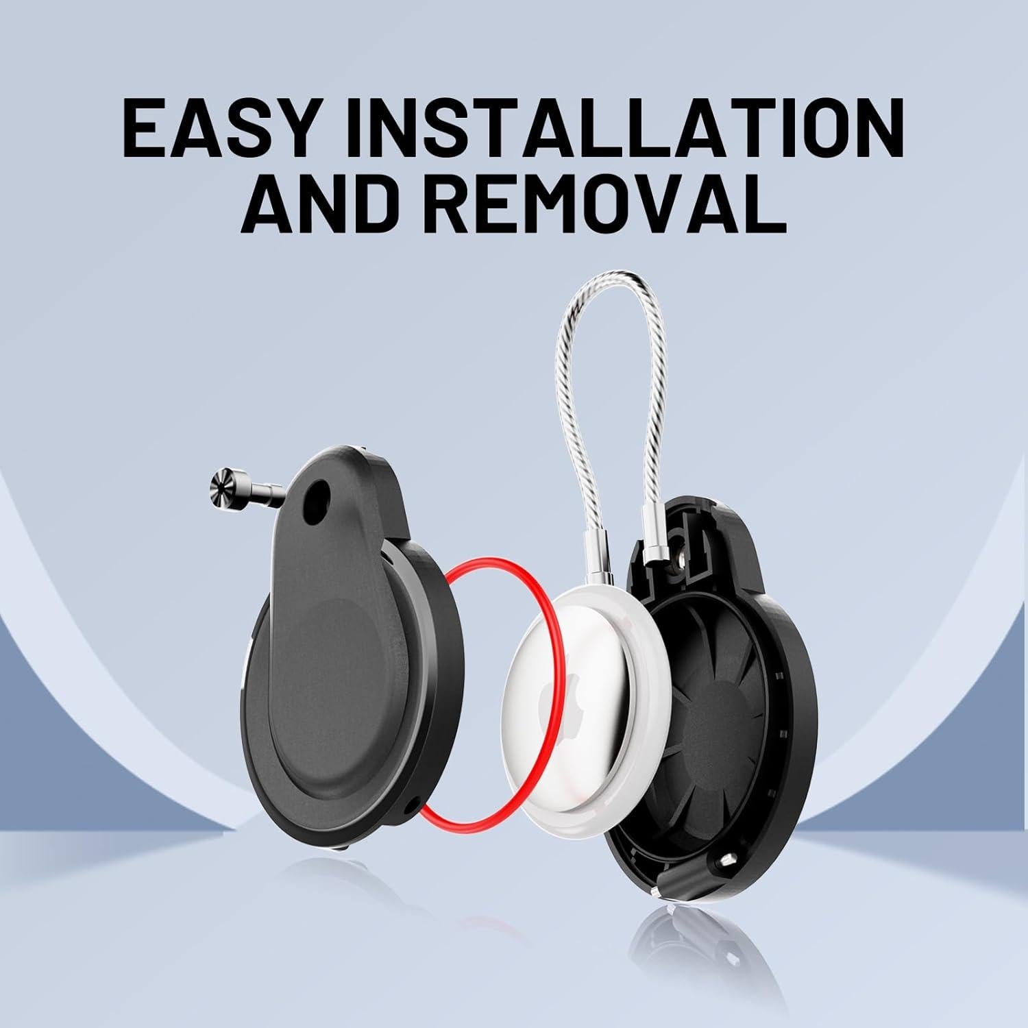 Soporte Impermeable para AirTag HOLIXCASE - Paquete de 4 Fundas