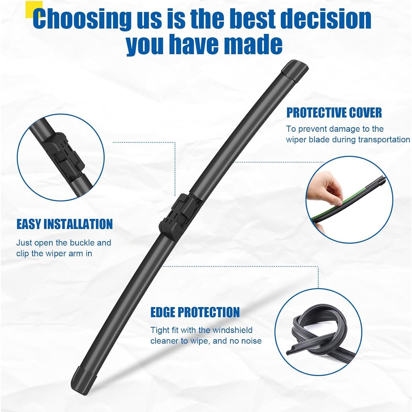 Limpiaparabrisas HRSNO 58cm + 58cm + 33cm para Land Rover