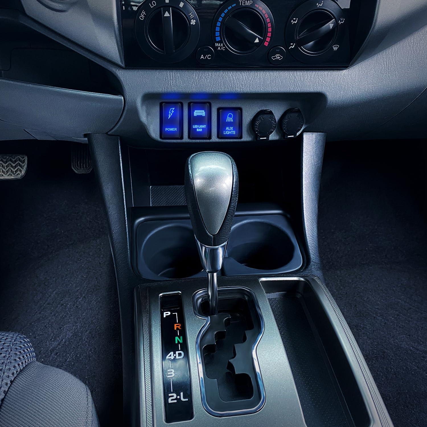 Interruptor AUX Nilight 12V con LED Verde para Toyota