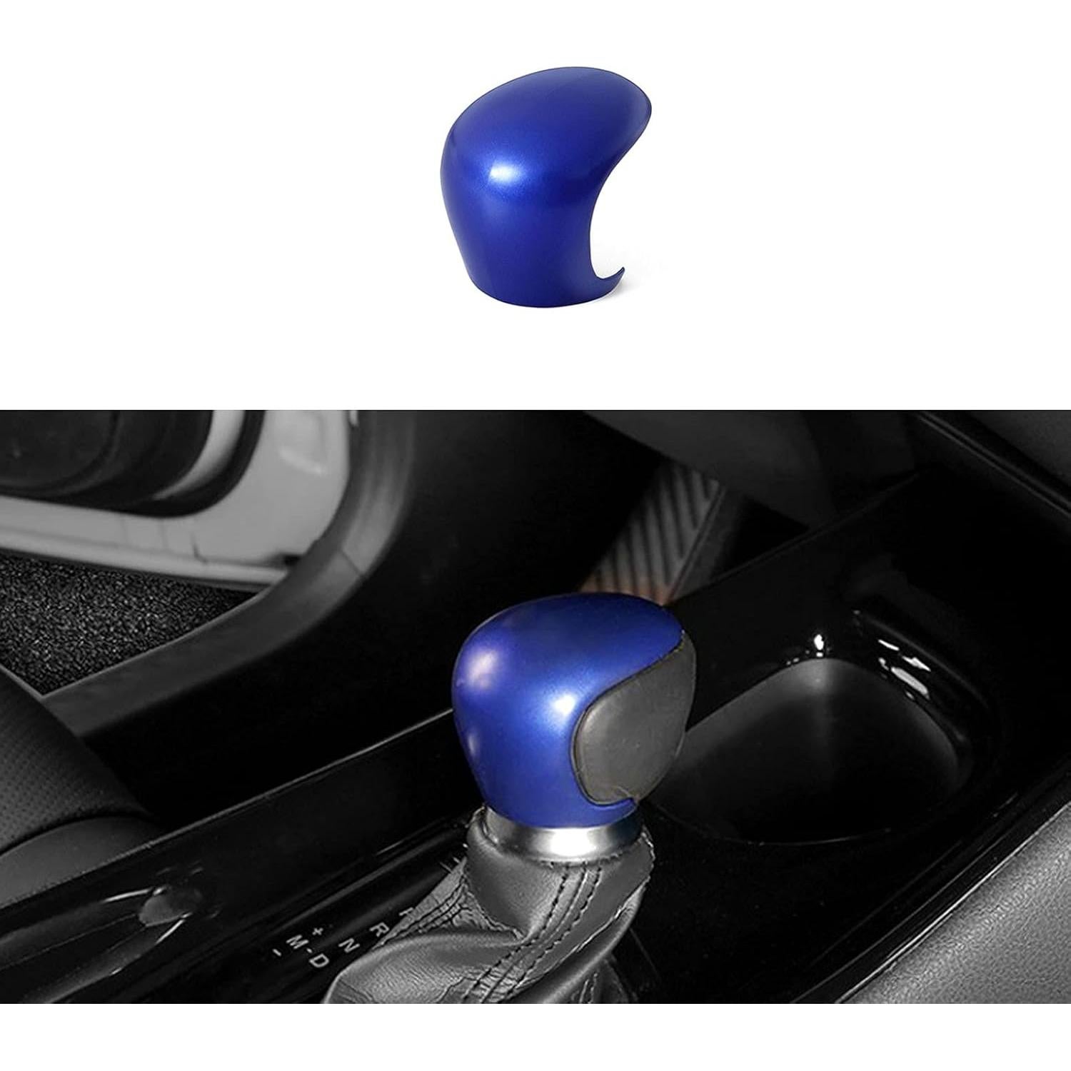 Cubierta de Palanca de Cambios MICROCK para Toyota C-HR 2016-2024, ABS Azul