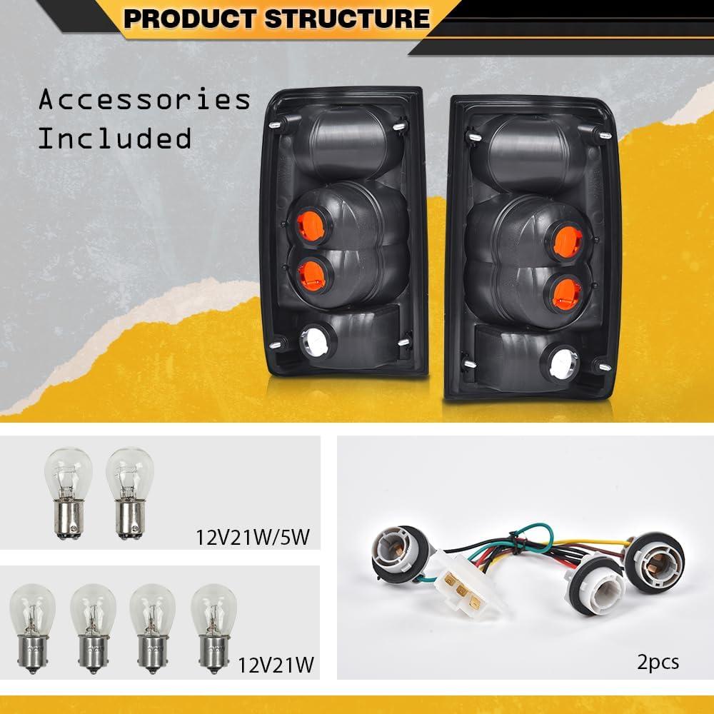 Luces Traseras Halógenas CNNELL para Toyota Hilux 1989-1995