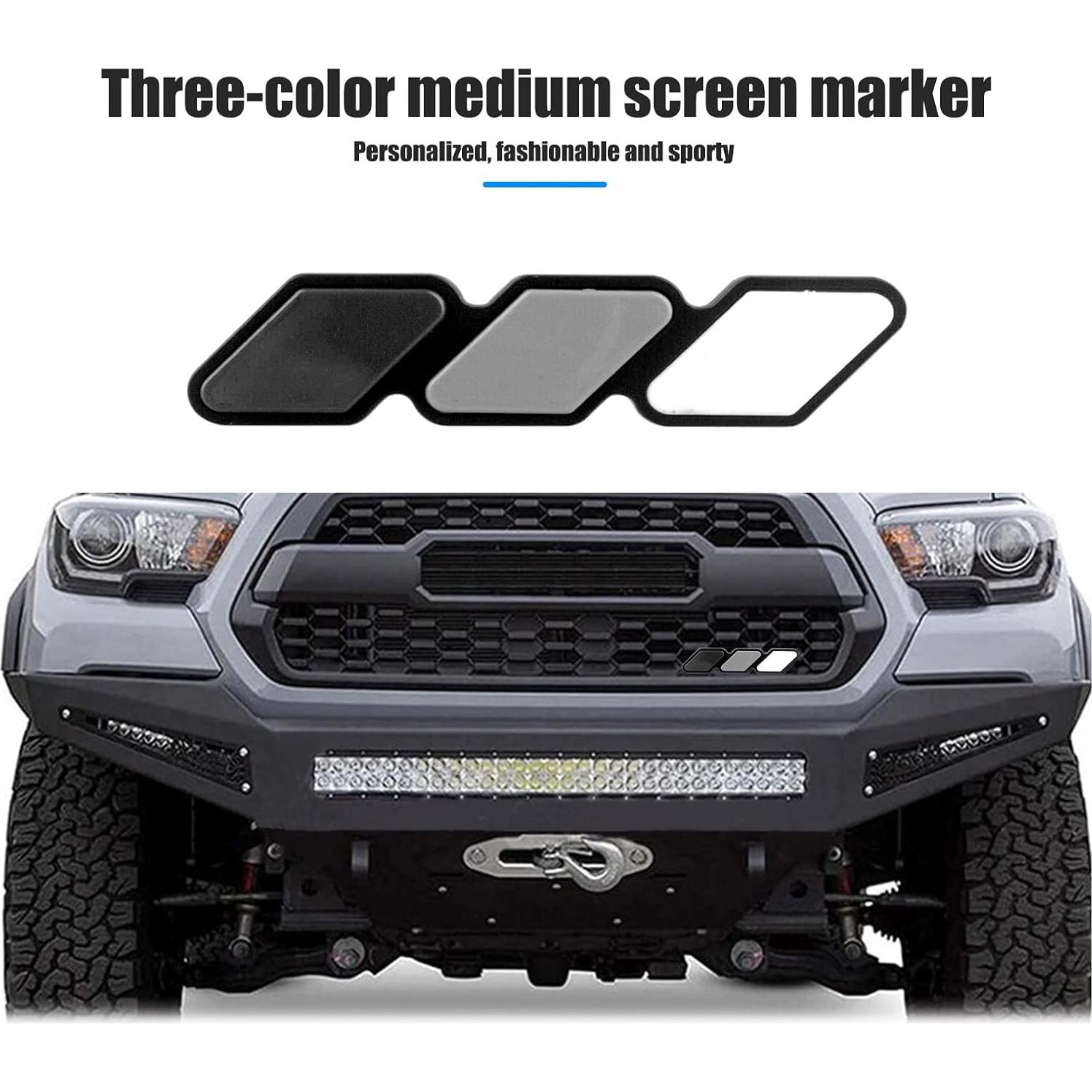 Insignia Decorativa de Rejilla Gseigvee Tricolor 11.94x2.49cm