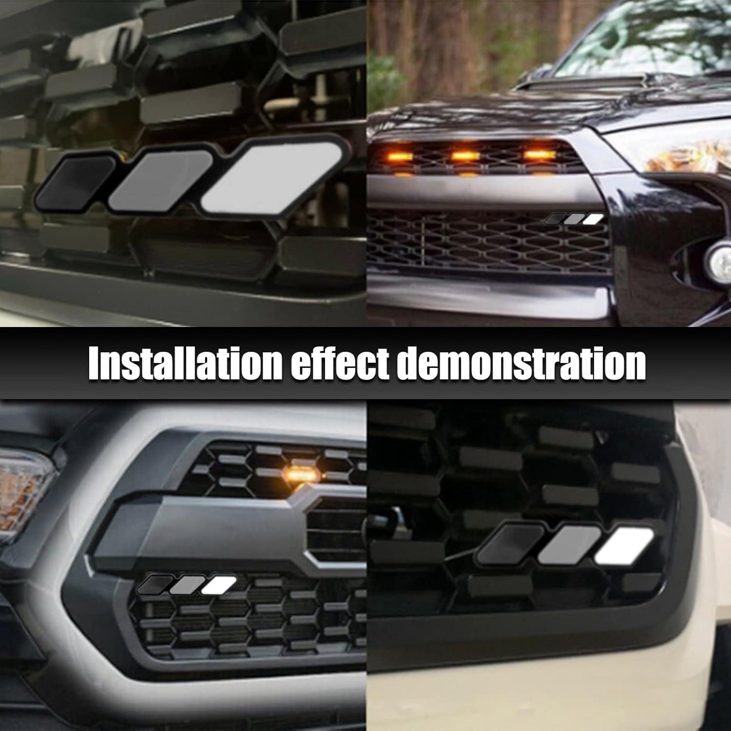 Insignia Decorativa de Rejilla Gseigvee Tricolor 11.94x2.49cm