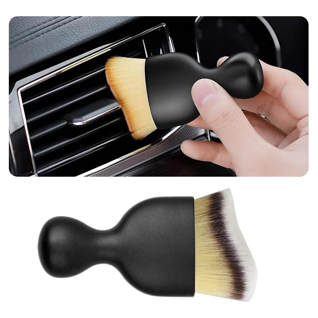 Cepillo de Detalle Interior de Auto Blilo, Cerdas Suaves, 9.8cm