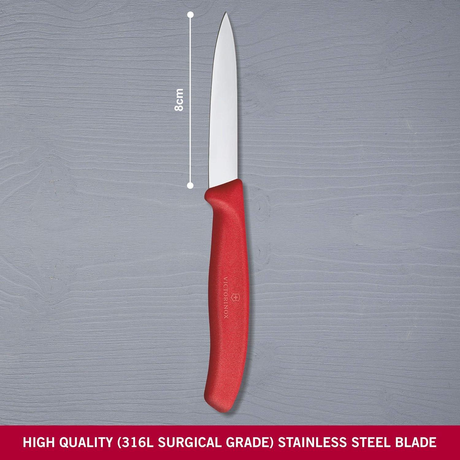 Cuchillo de Cocina Victorinox VIC-6.7601 10 cm Rojo