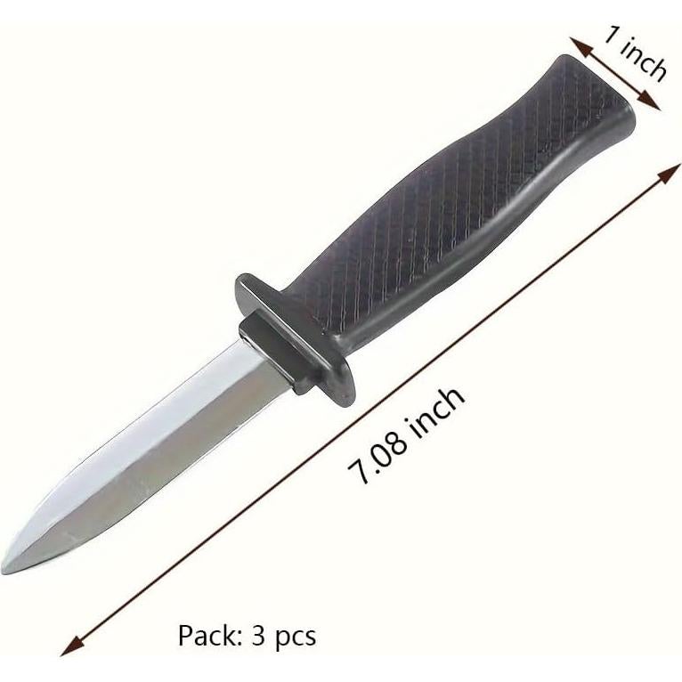 Cuchillo Retráctil de Juguete GUDVES - 3 Piezas para Bromas