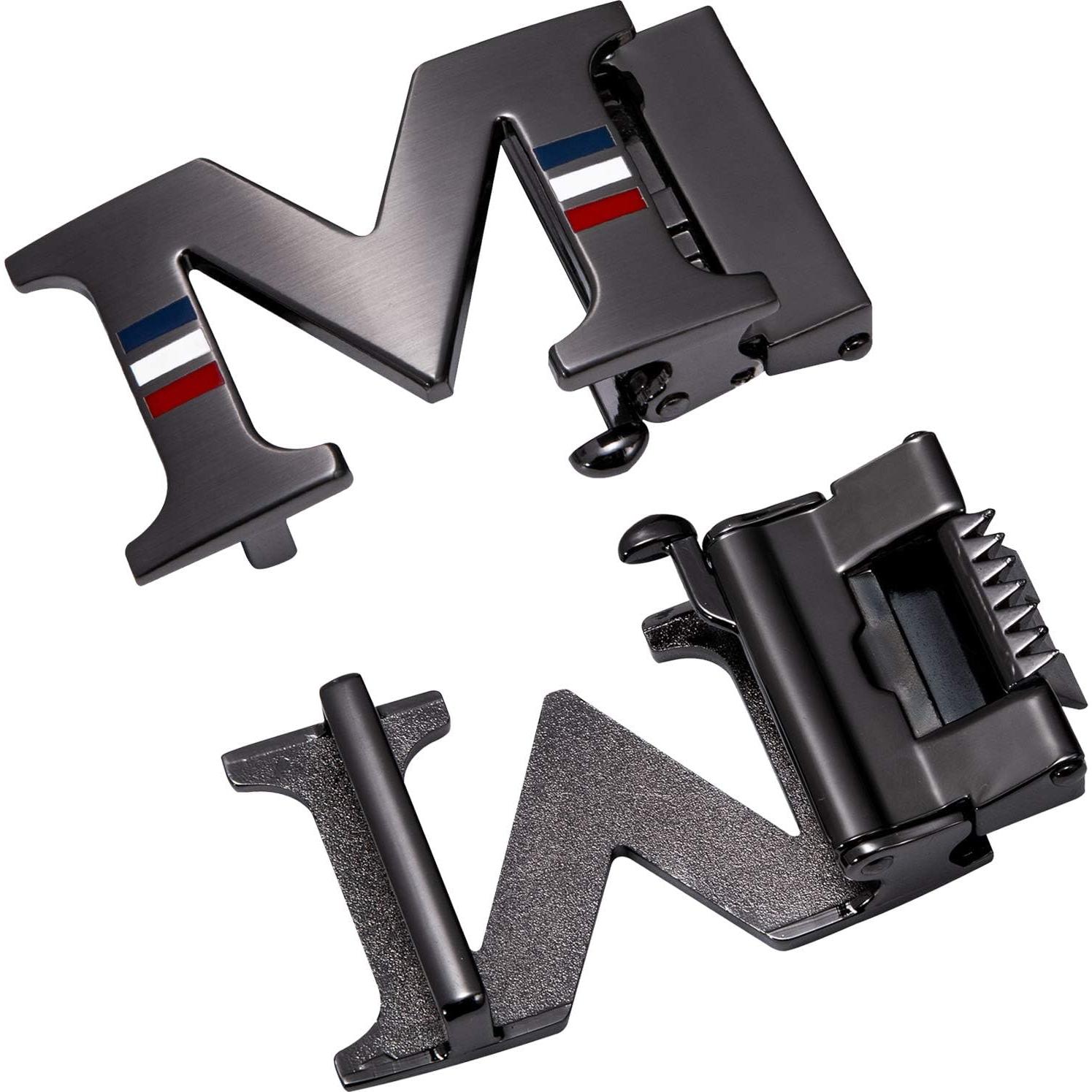 Cinturón de Cuero Genuino Barry.Wang para Hombres 3.49 cm