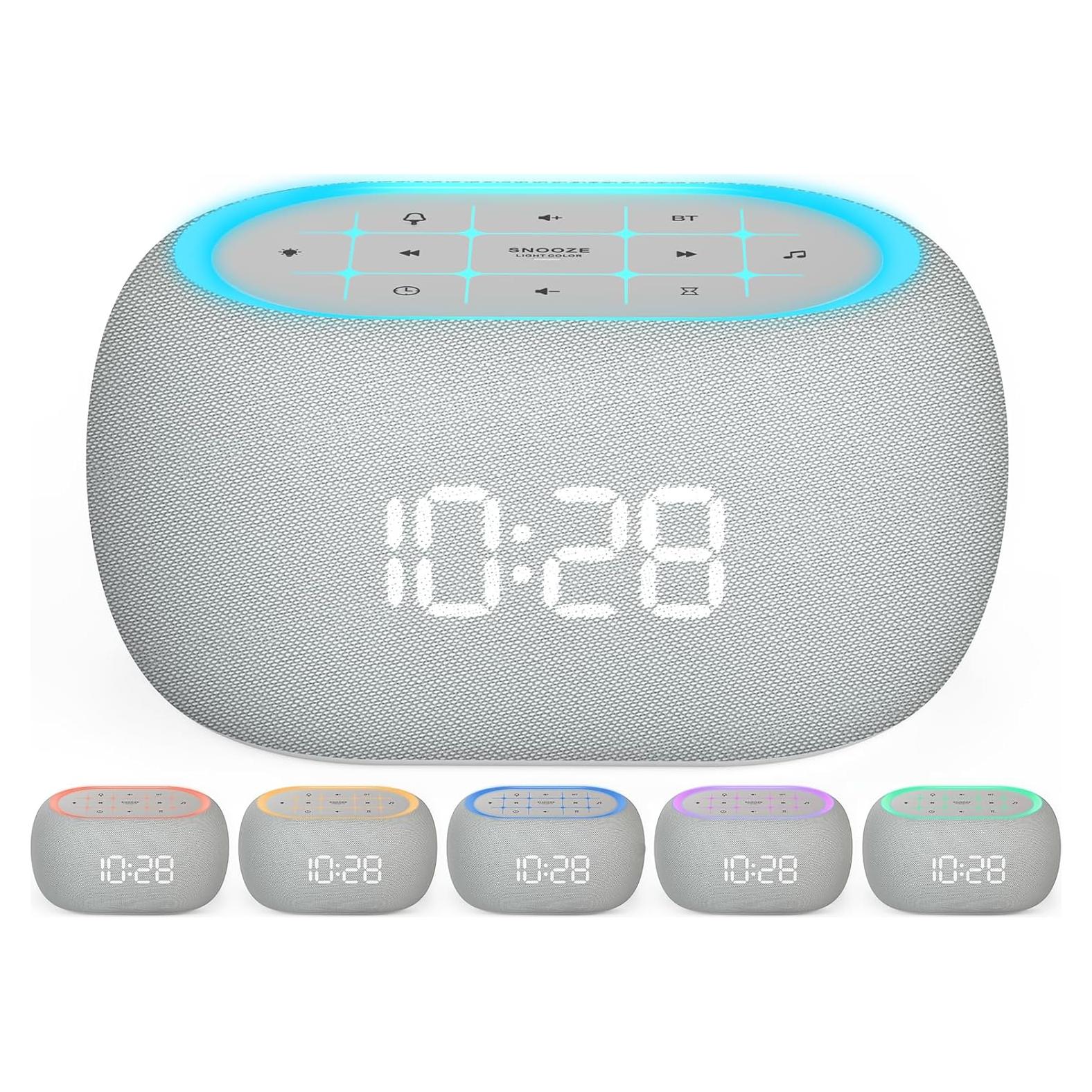 Máquina de Sonido ANJANK AC209 con Reloj y Bluetooth