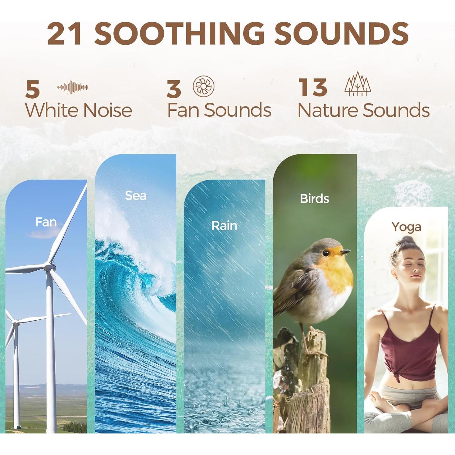 Máquina de Sonido ANJANK AC209 con Reloj y Bluetooth