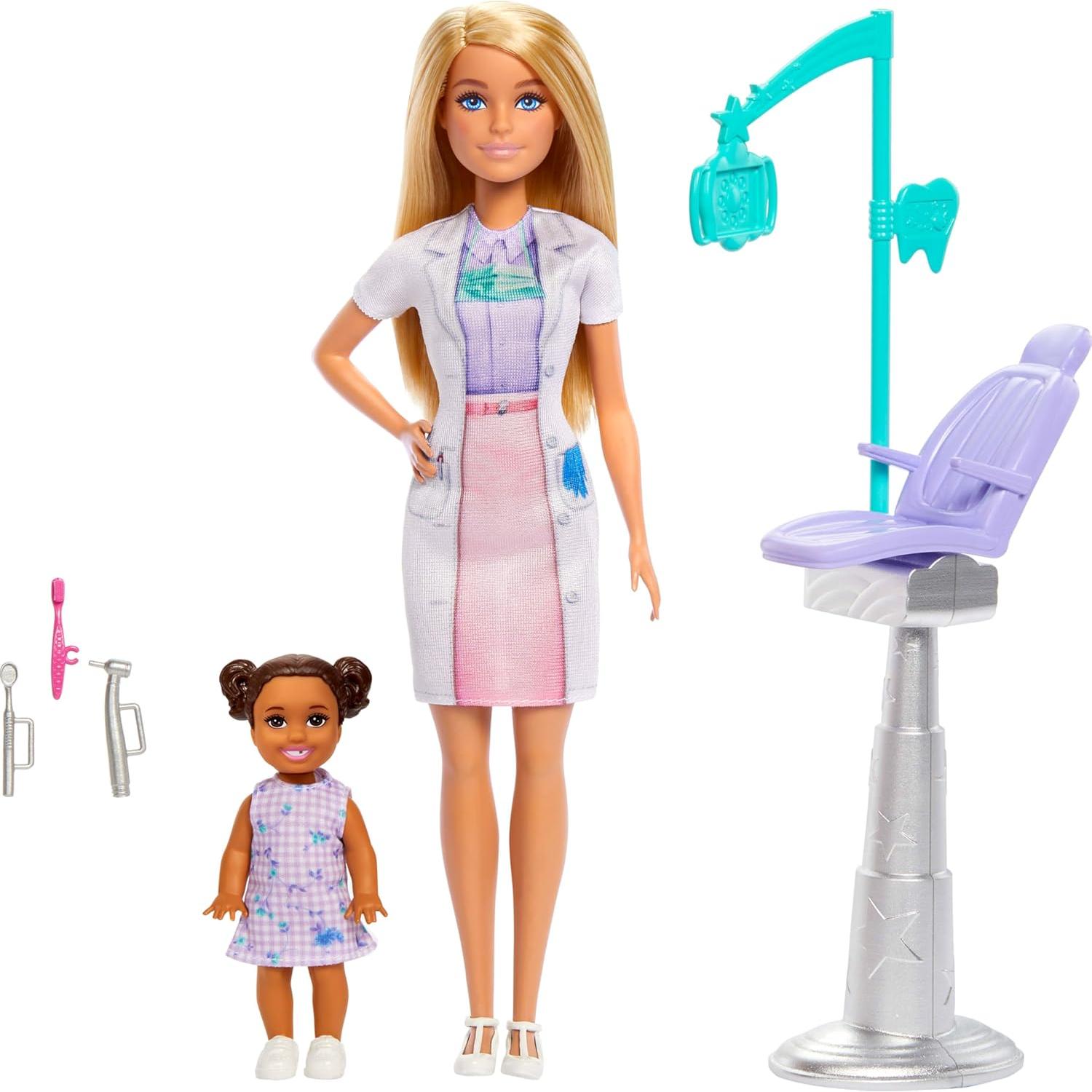 Barbie Dentista con Muñeca Rubia y Accesorios Médicos