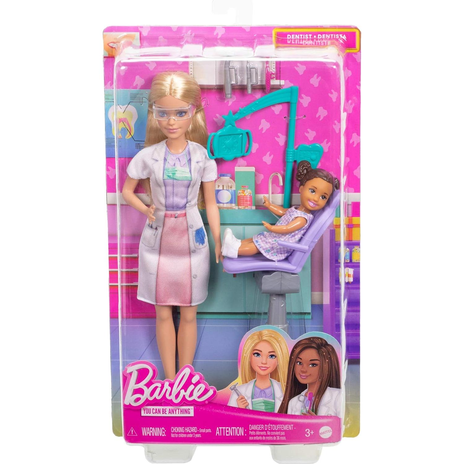 Barbie Dentista con Muñeca Rubia y Accesorios Médicos