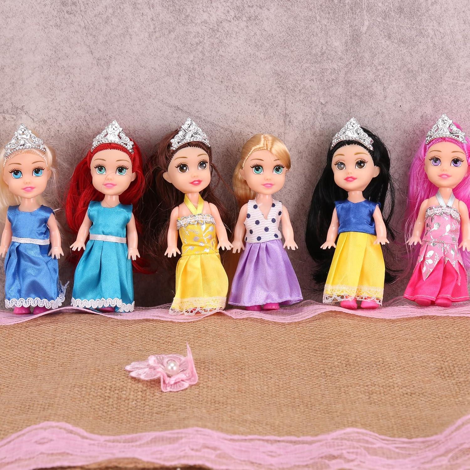 Set de 12 Muñecas Princesa Real Liberty Imports 12.7 cm
