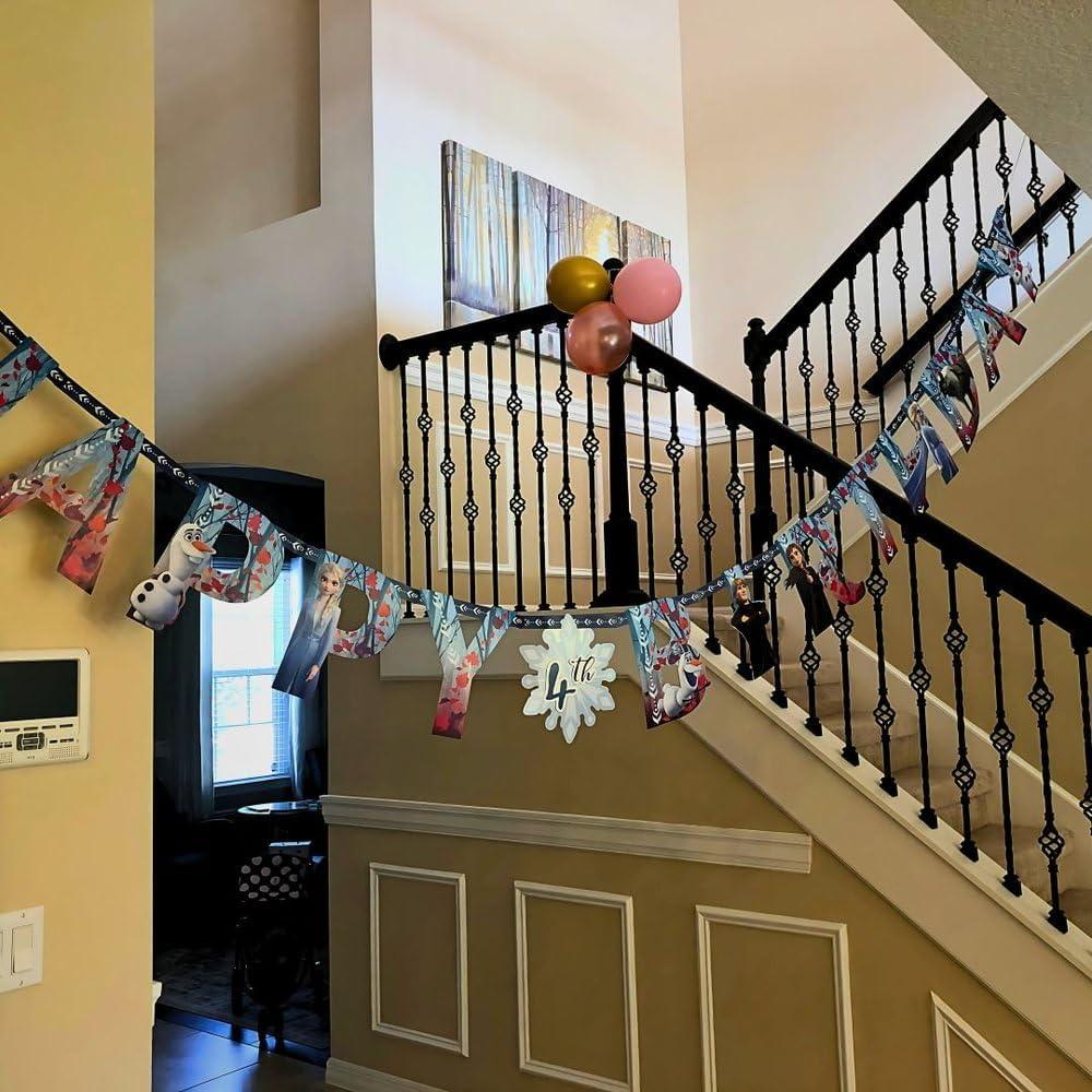 Banner de Letras Jumbo Disney Frozen 2 3.2 m - Decoración de Fiesta