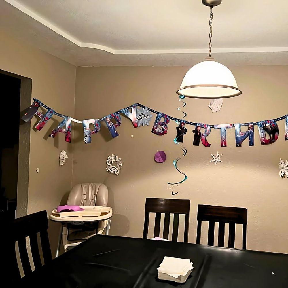 Banner de Letras Jumbo Disney Frozen 2 3.2 m - Decoración de Fiesta