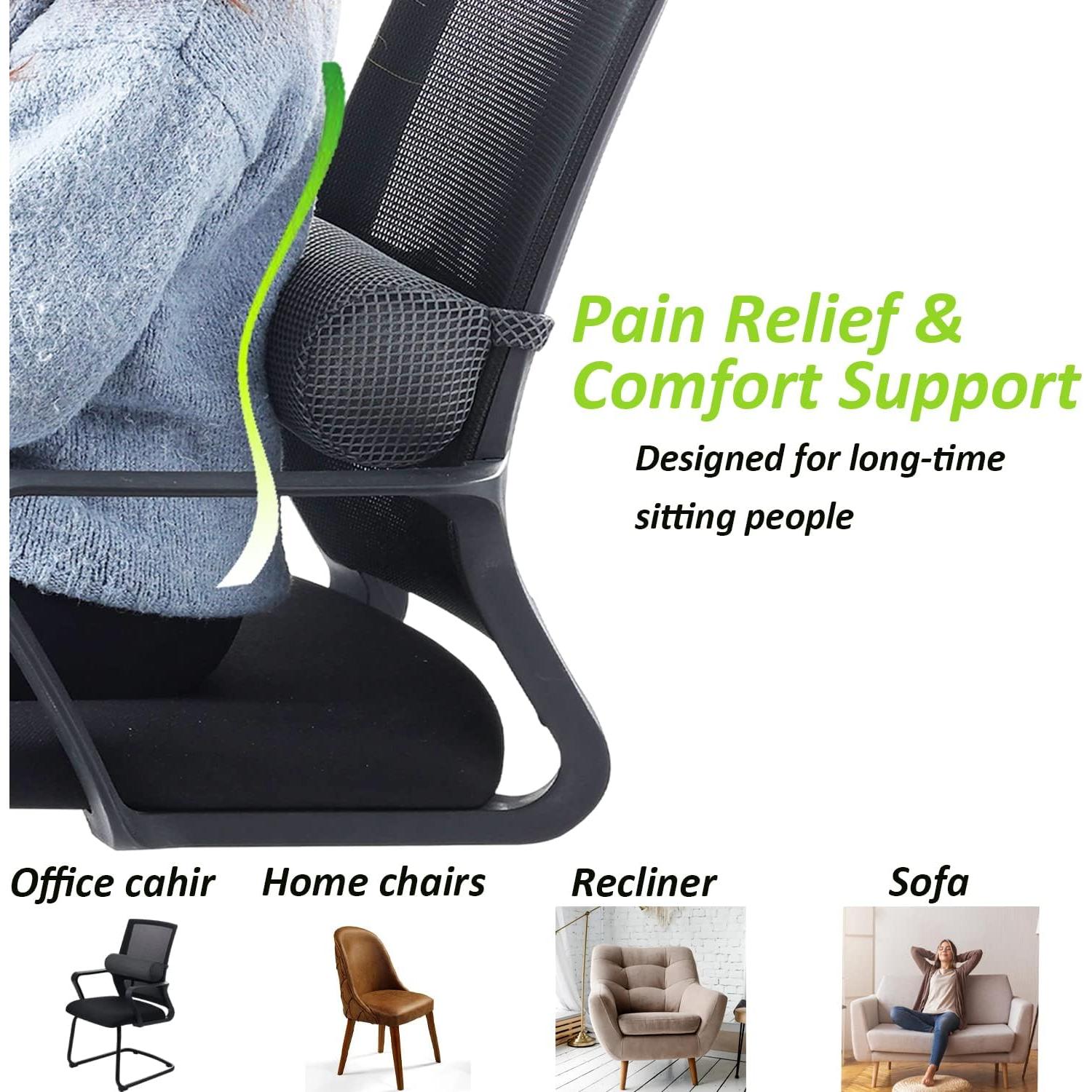 Almohada Lumbar Esme L&H 3D Transpirable para Silla 40.6 cm