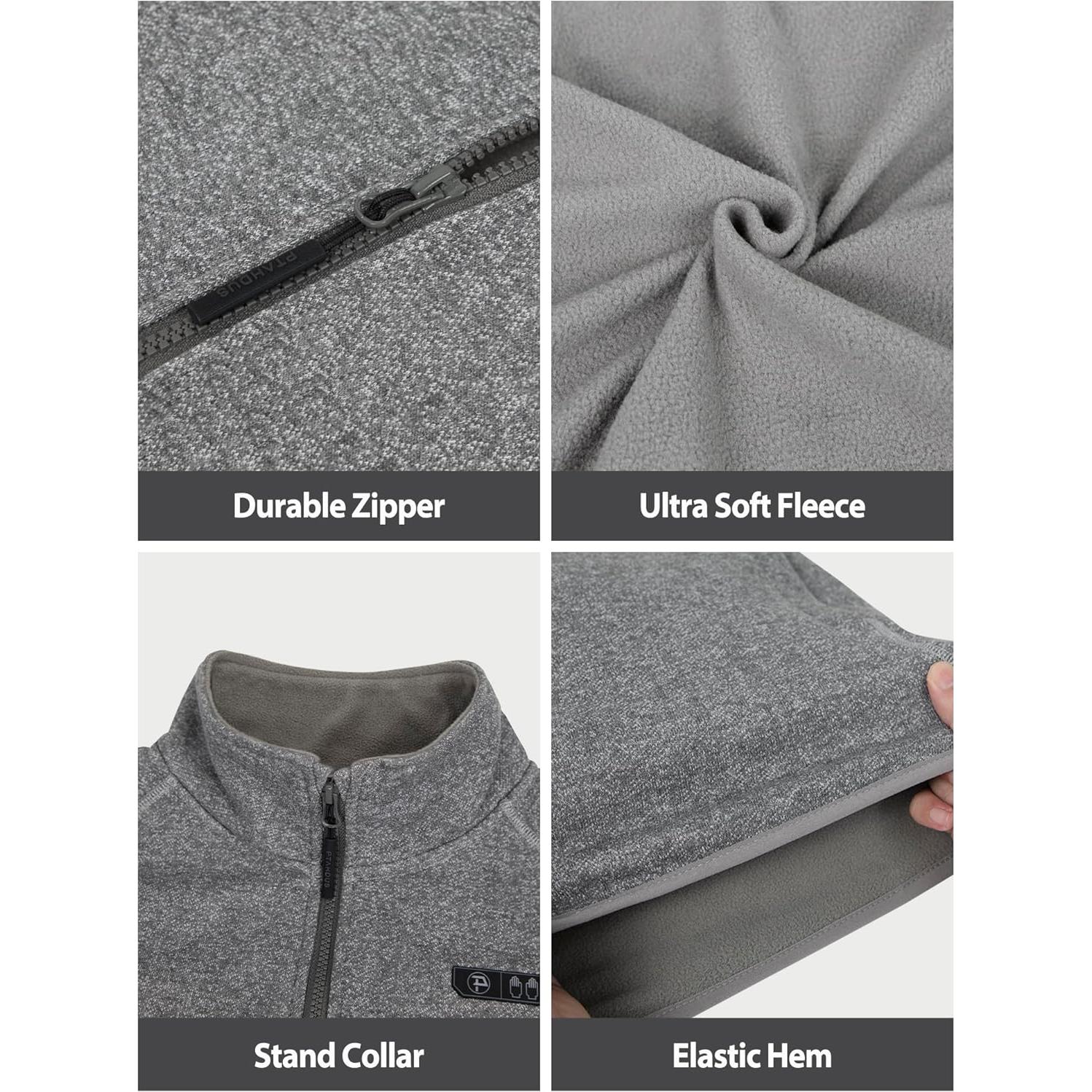 Chaqueta Térmica de Forro Polar PTAHDUS para Mujeres con 5 Zonas de Calor