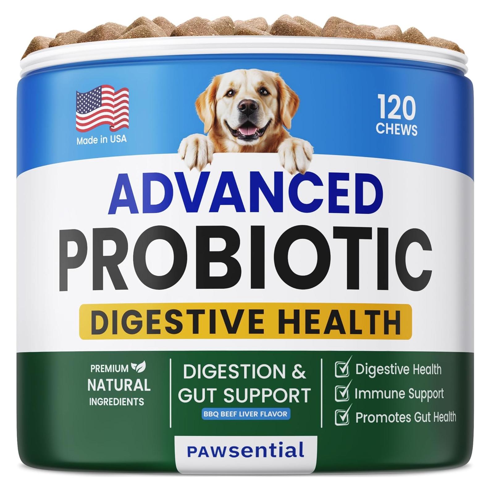 Probioticos para Perros Bark&Spark - 120 Masticables Digestivos