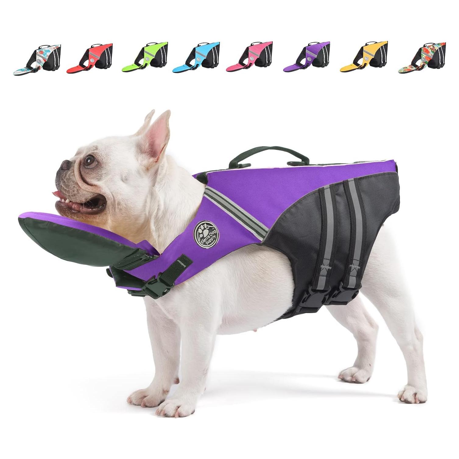 Chaleco Salvavidas para Perros Mklhgty M - Flotabilidad Alta