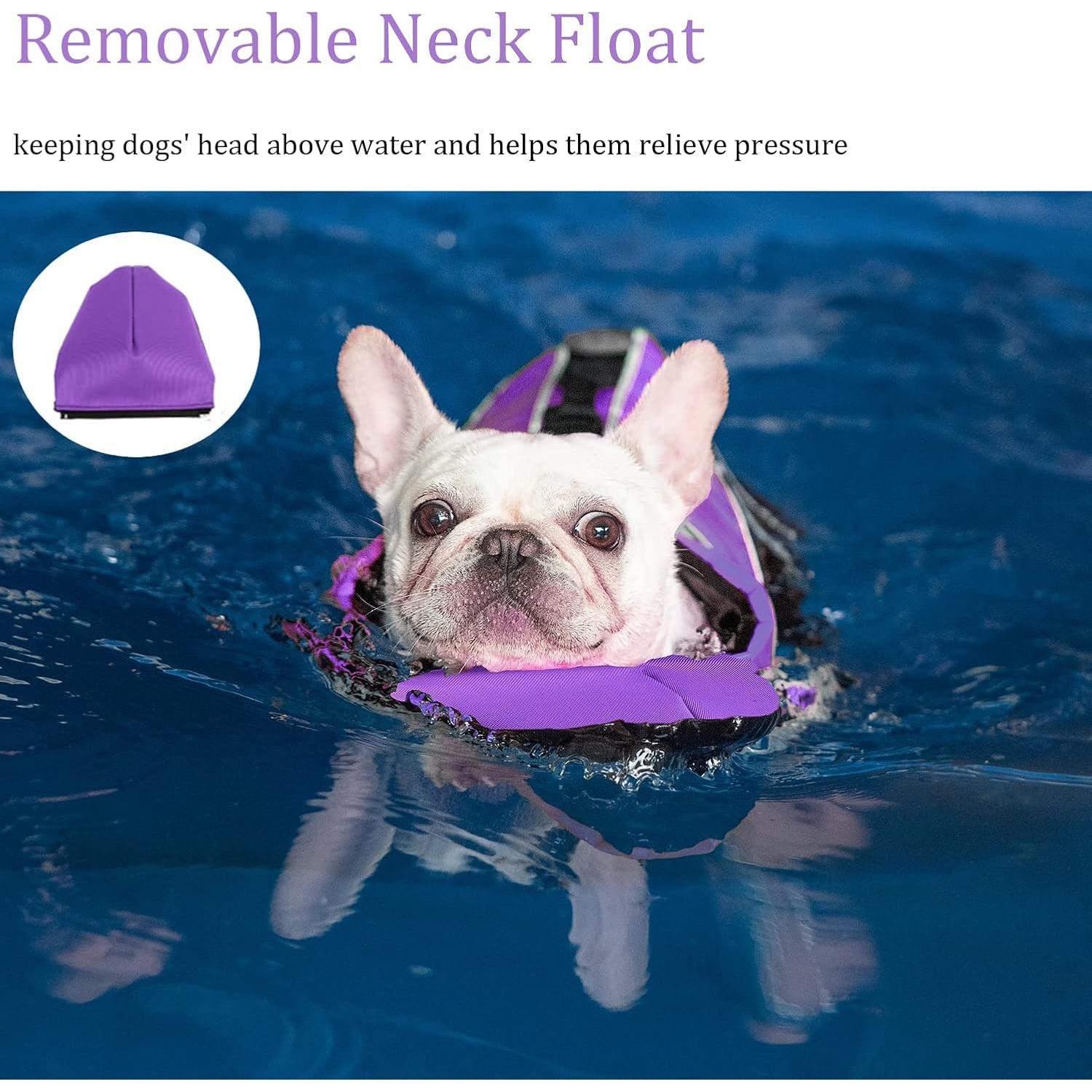 Chaleco Salvavidas para Perros Mklhgty M - Flotabilidad Alta