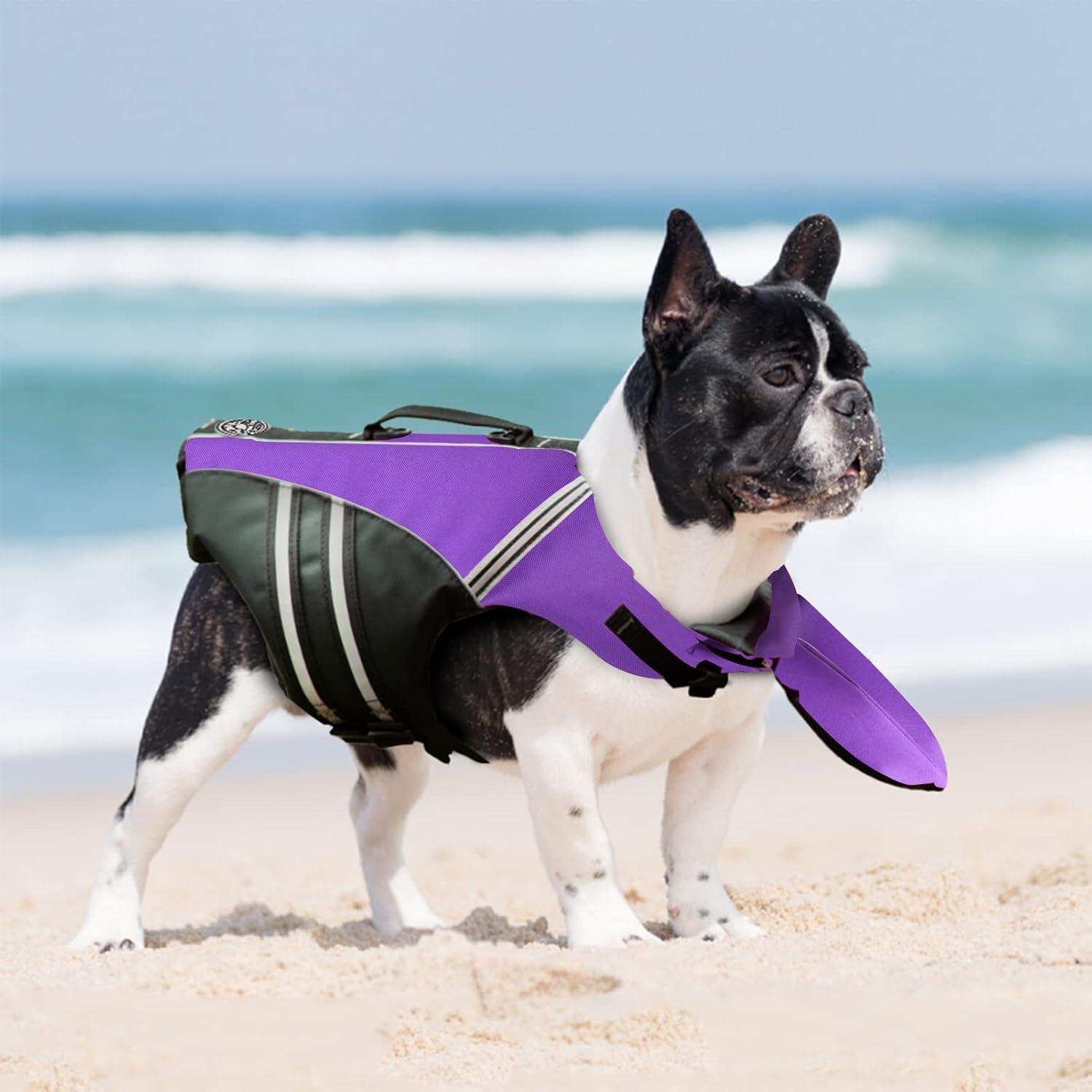 Chaleco Salvavidas para Perros Mklhgty M - Flotabilidad Alta