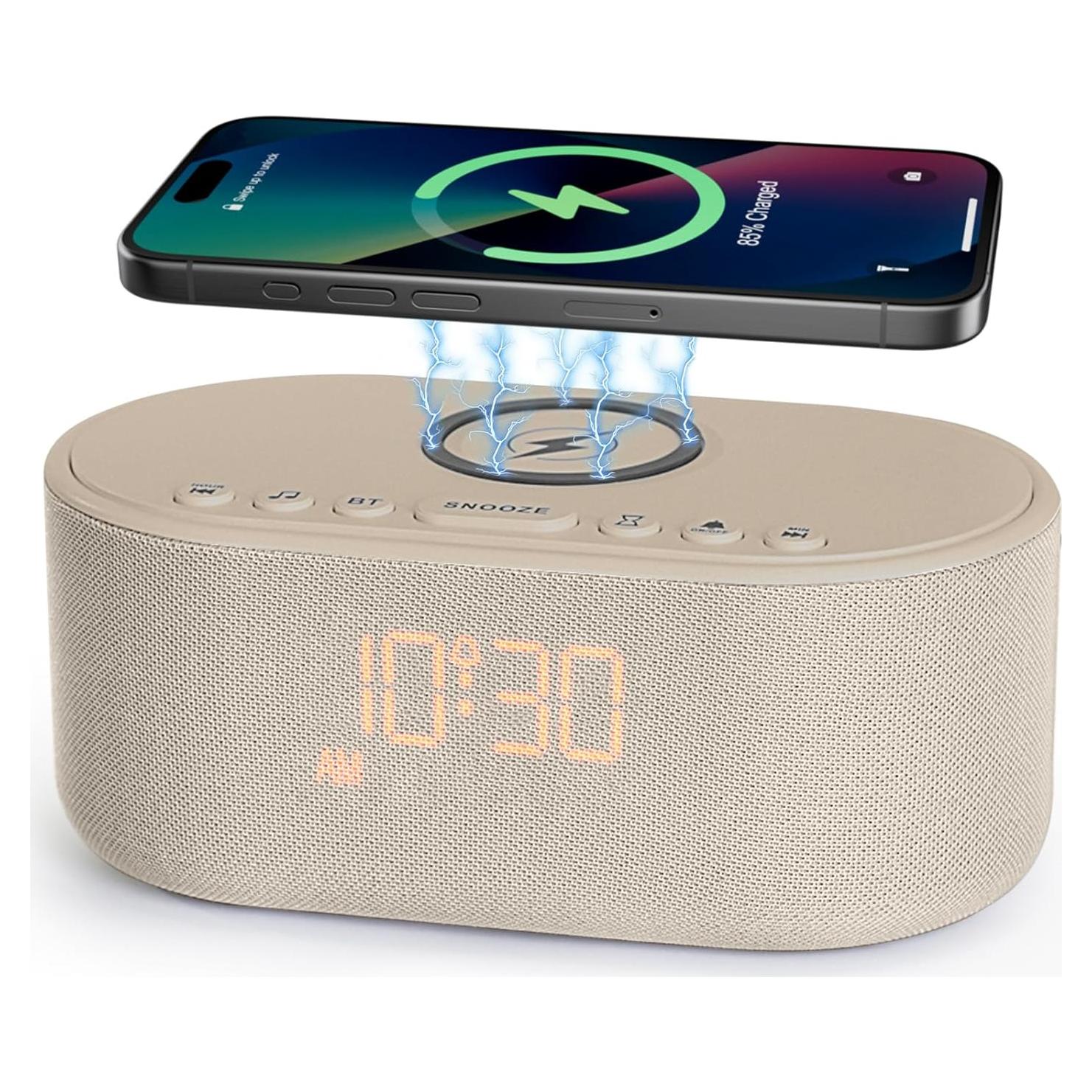 Reloj Despertador Odokee UE268S con Altavoz Bluetooth 10W