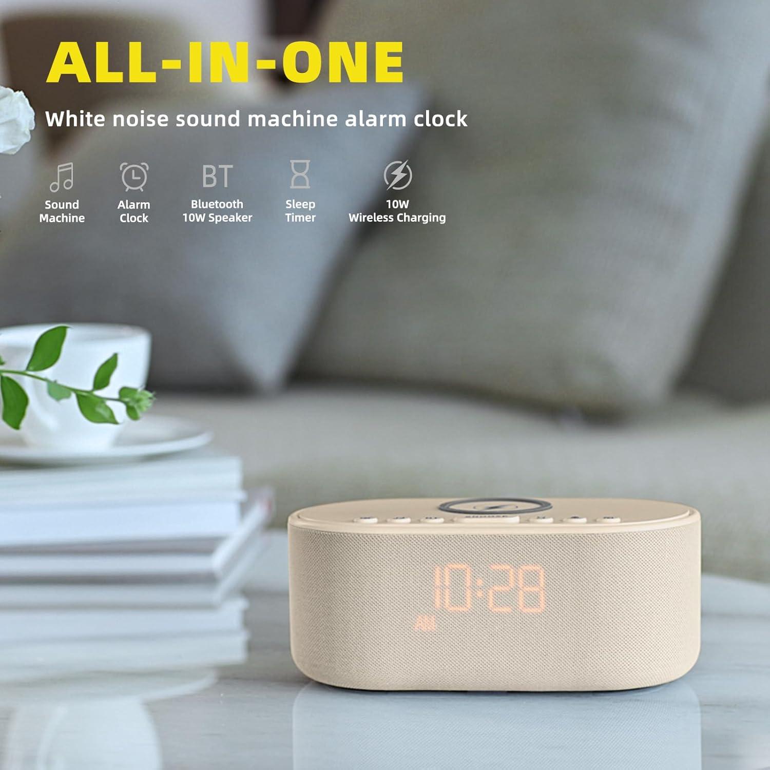 Reloj Despertador Odokee UE268S con Altavoz Bluetooth 10W