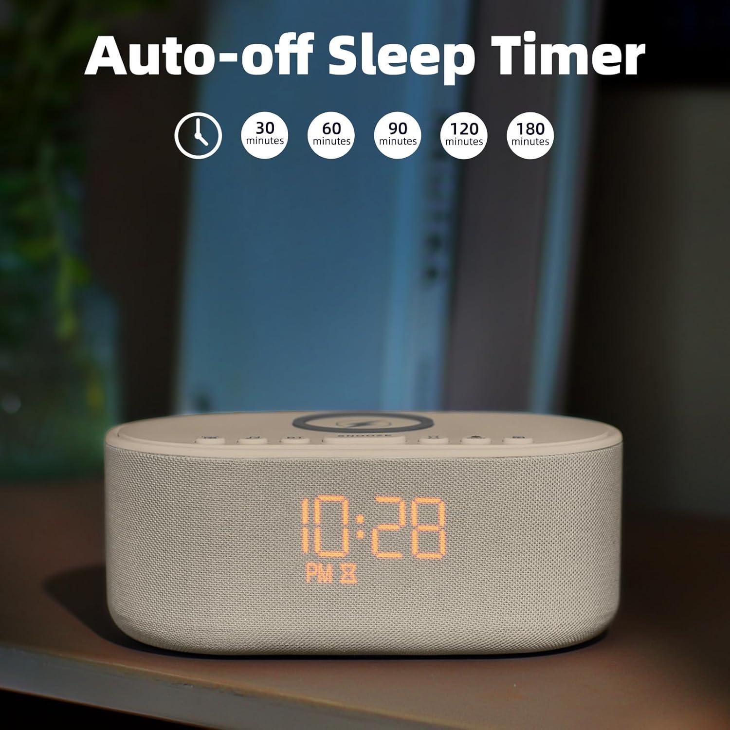 Reloj Despertador Odokee UE268S con Altavoz Bluetooth 10W