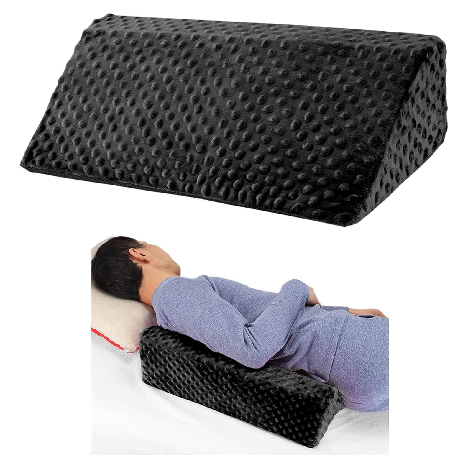 Cojín en Forma de Cuña Jacobable para Dormir Lateral 50.8x24.9cm