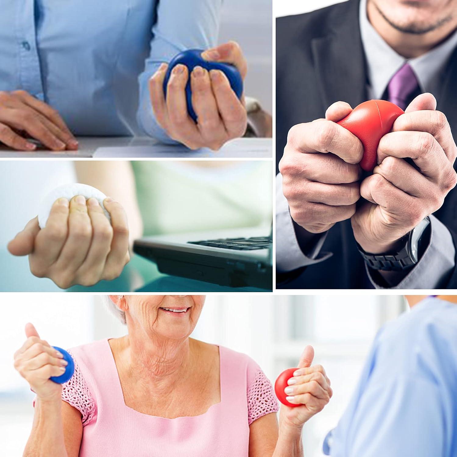 Pelotas de Estrés TOAOB Paquete de 6 Coloridas 6.35 cm