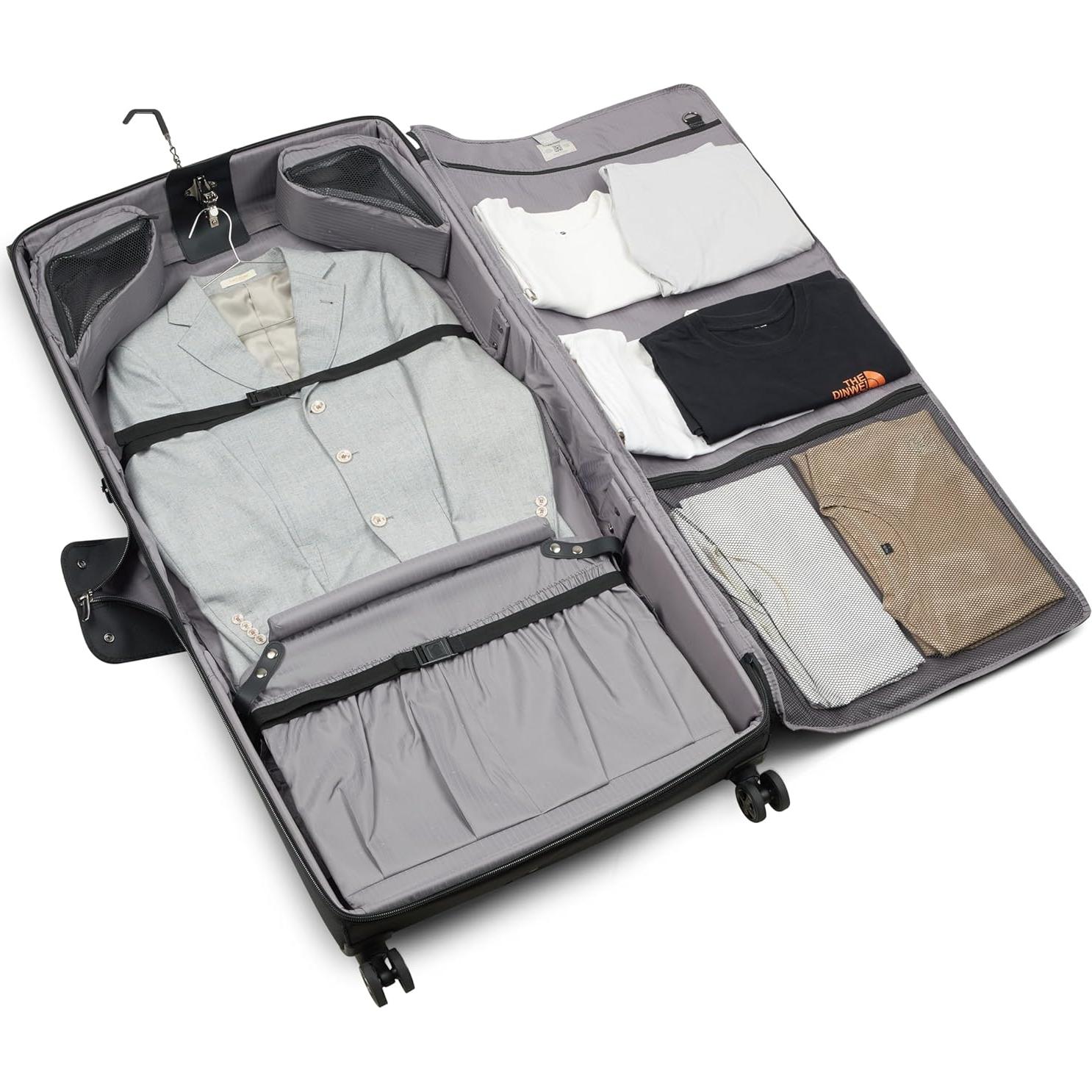 Bolsa de Ropa Rodante Delsey Paris Helium DLX 76L Negra