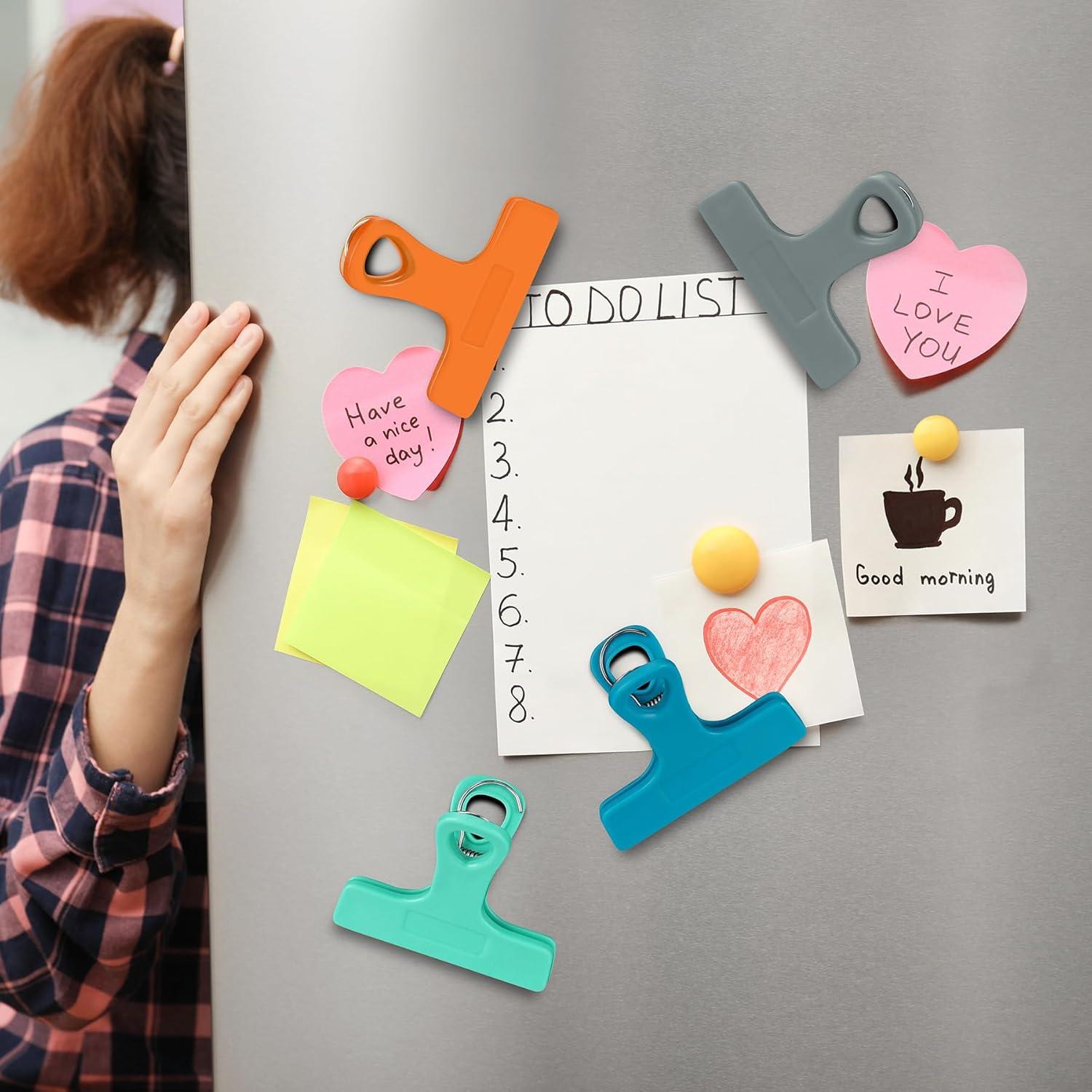 Clips Magnéticos TACGEA para Alimentos - 8 Piezas Multicolor