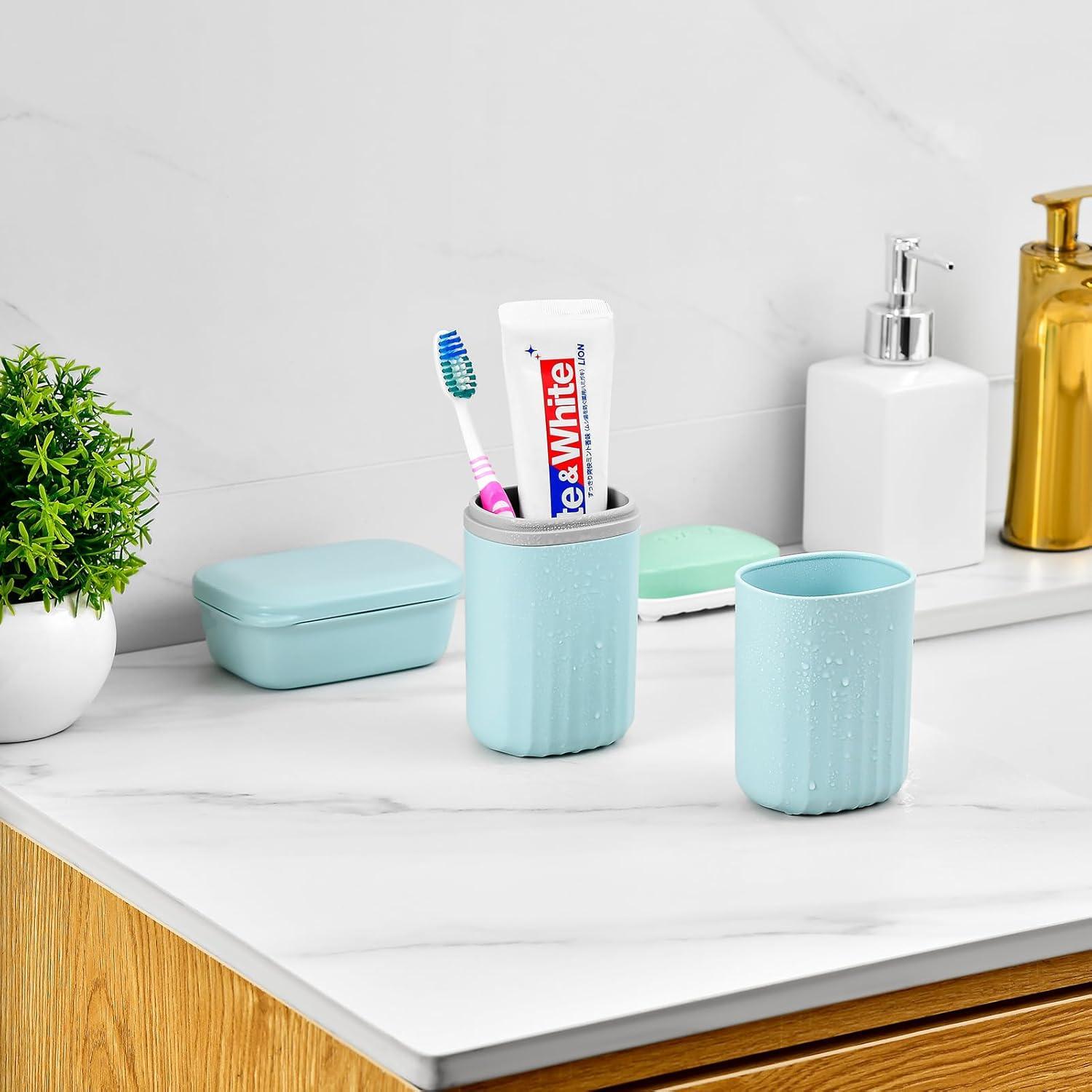 Estuche de Cepillo de Dientes VITVITI Azul 20 cm Portátil