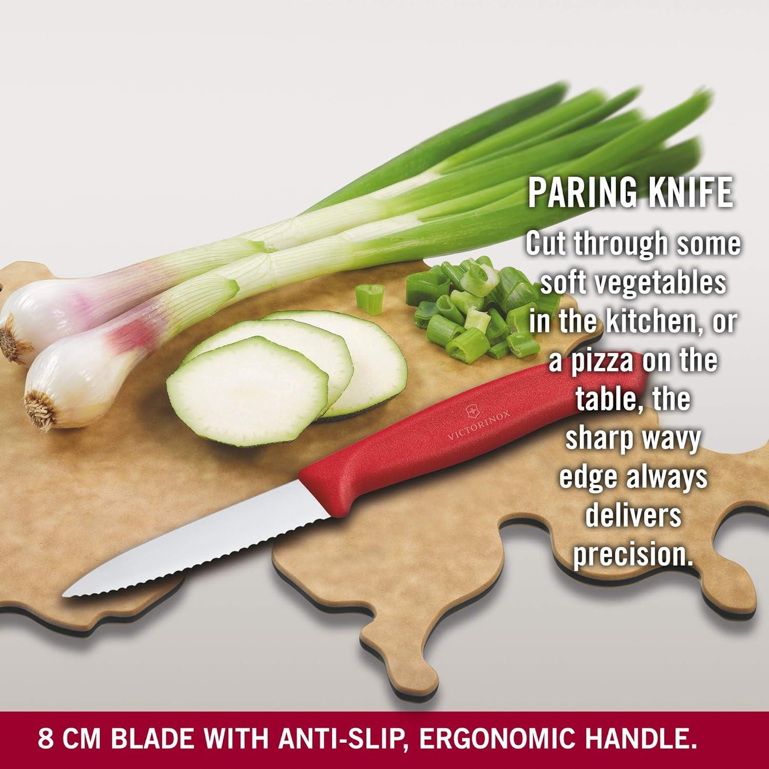 Cuchillo de Pelar Victorinox VIC-6.7631 8.3 cm Serrado Rojo