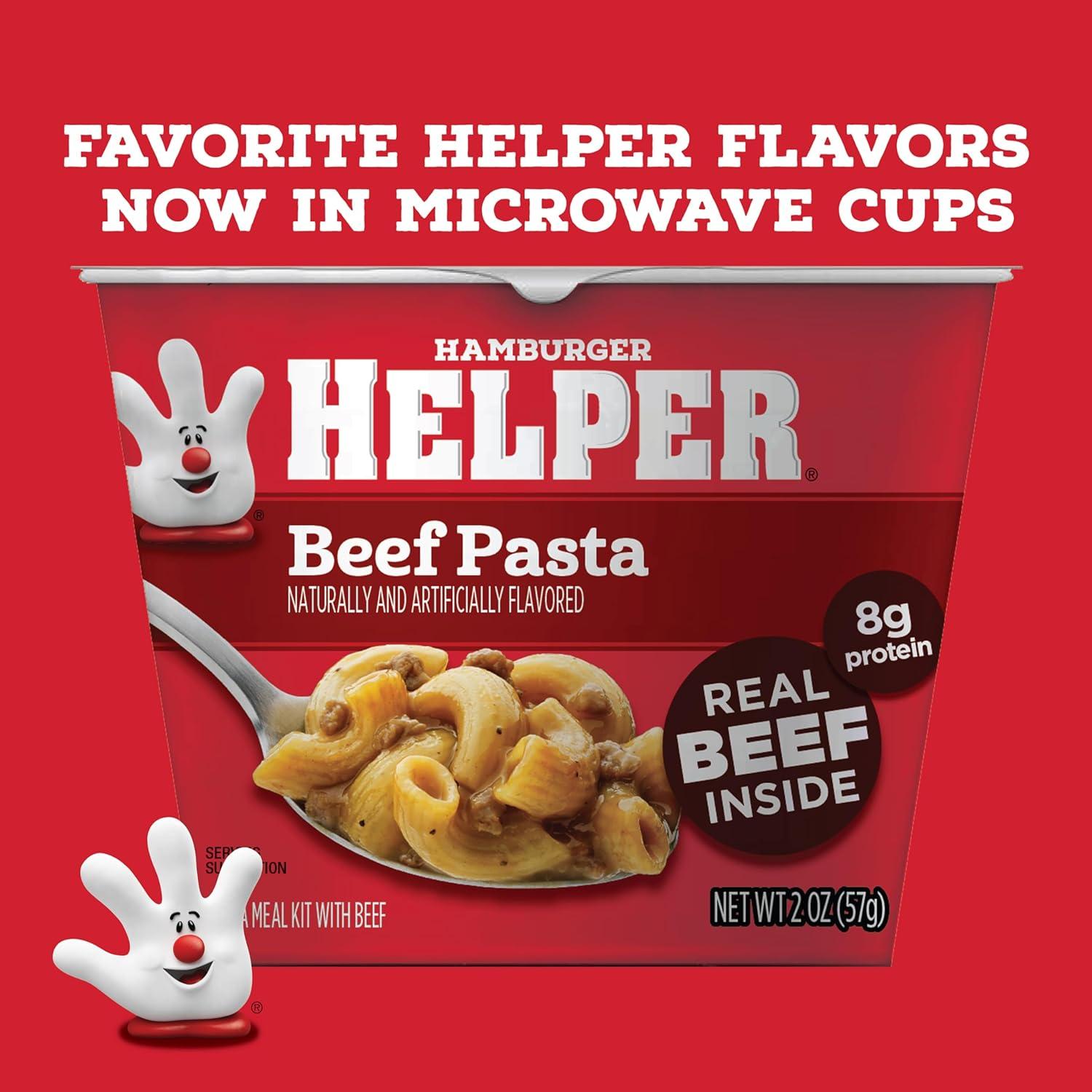 Taza de Microondas Pasta de Res Helper 56.7 g - Paquete de 6