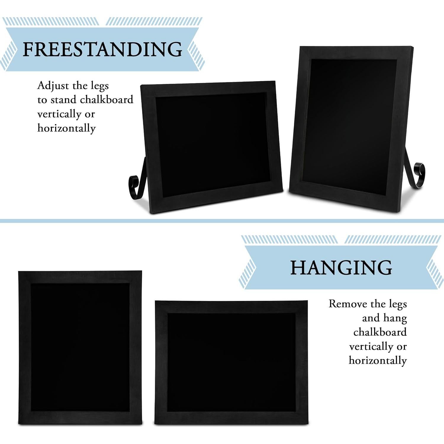 Cartel de Pizarra Negra Colgante TenXVI Designs 29x36 cm