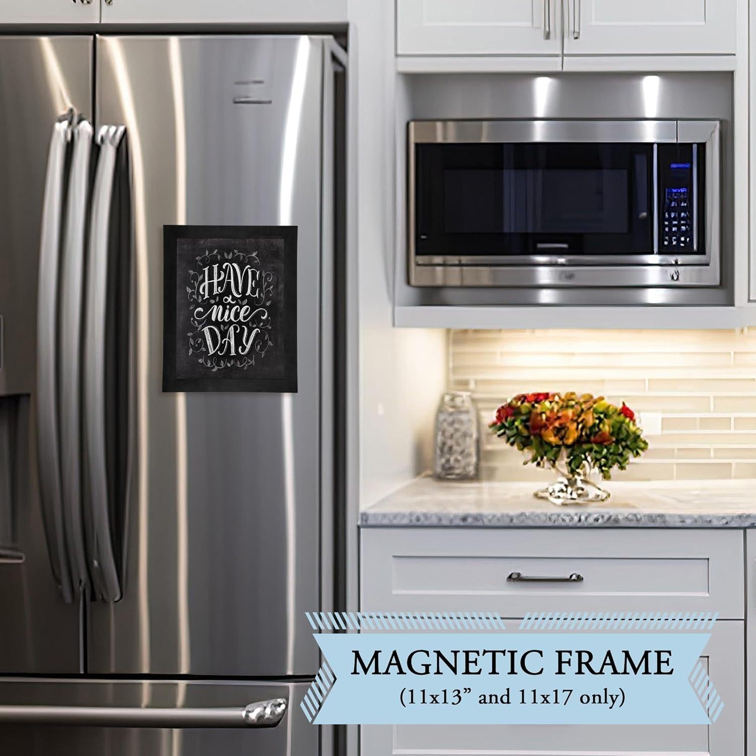 Cartel de Pizarra Negra Colgante TenXVI Designs 29x36 cm